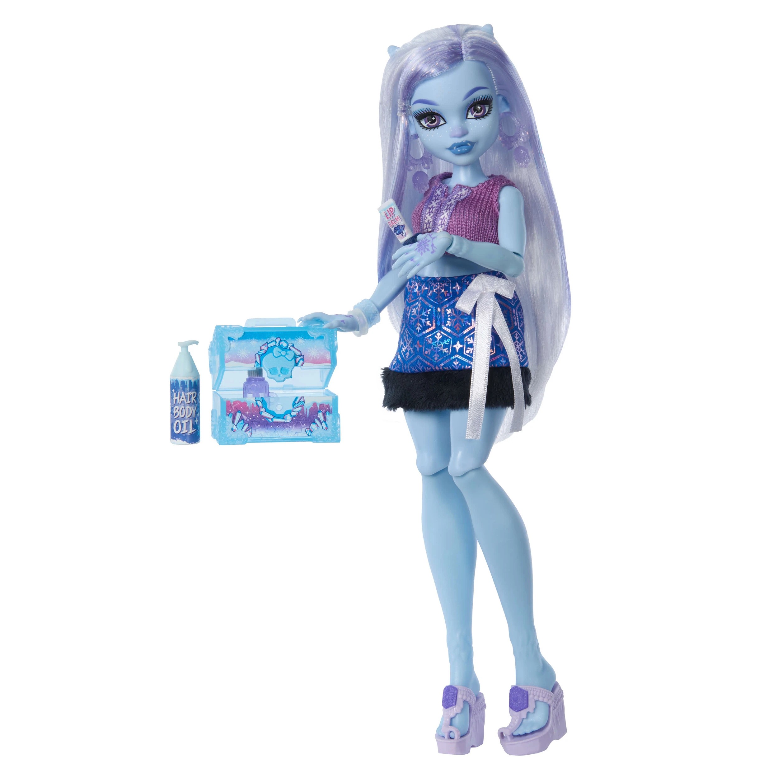 3 14 Piece Monster High Self-Scare Secrets Abbey Bominable Fashion Doll and Accessories Set, 3 of 6
