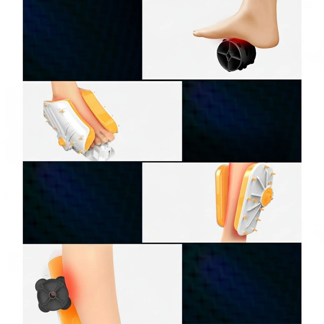 4 Livemor Foot Massager Shiatsu Massagers Electric Roller Calf Leg Kneading - Multi, 4 of 7