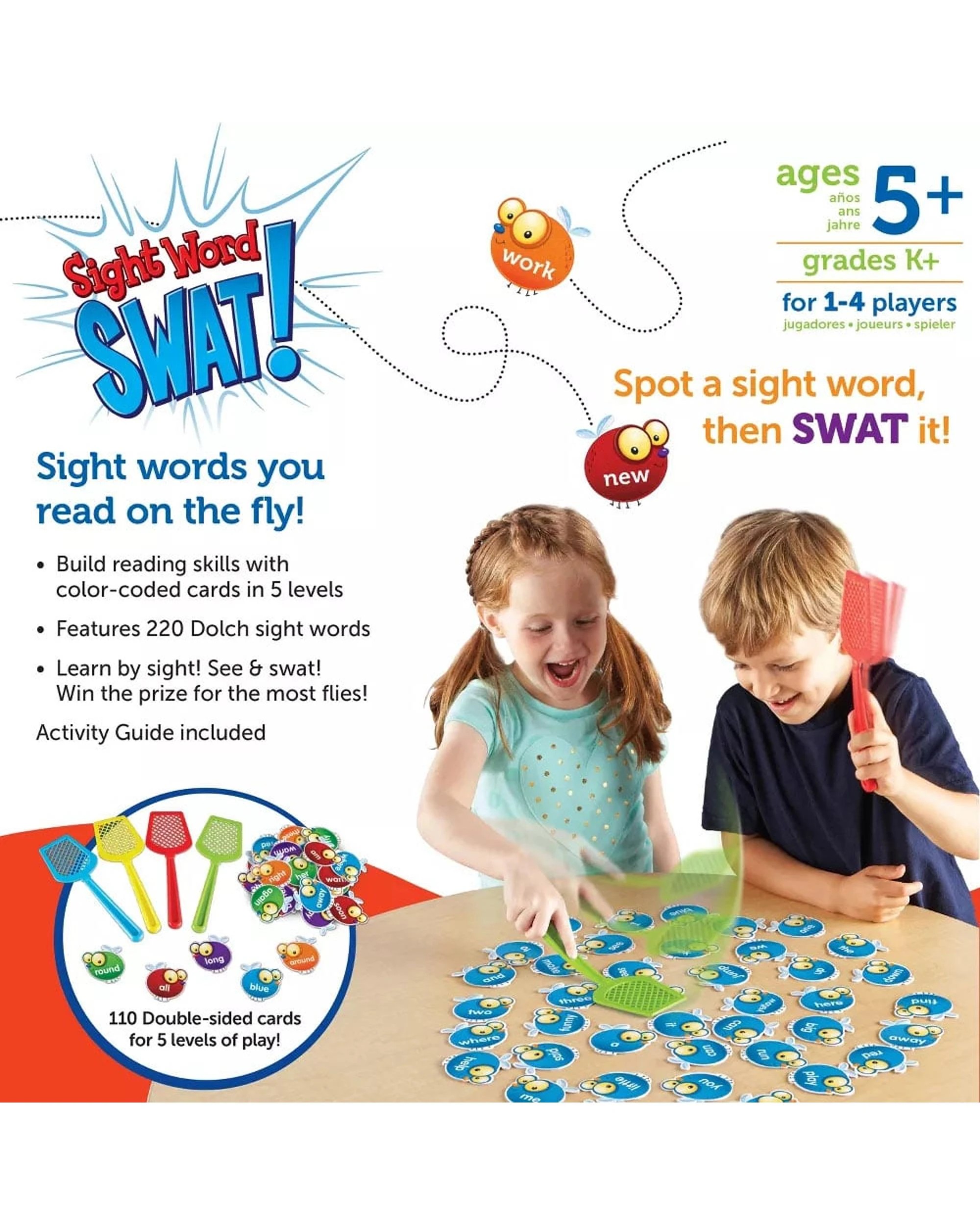 5 Sight Words Swat Learning Resources, 5 of 5