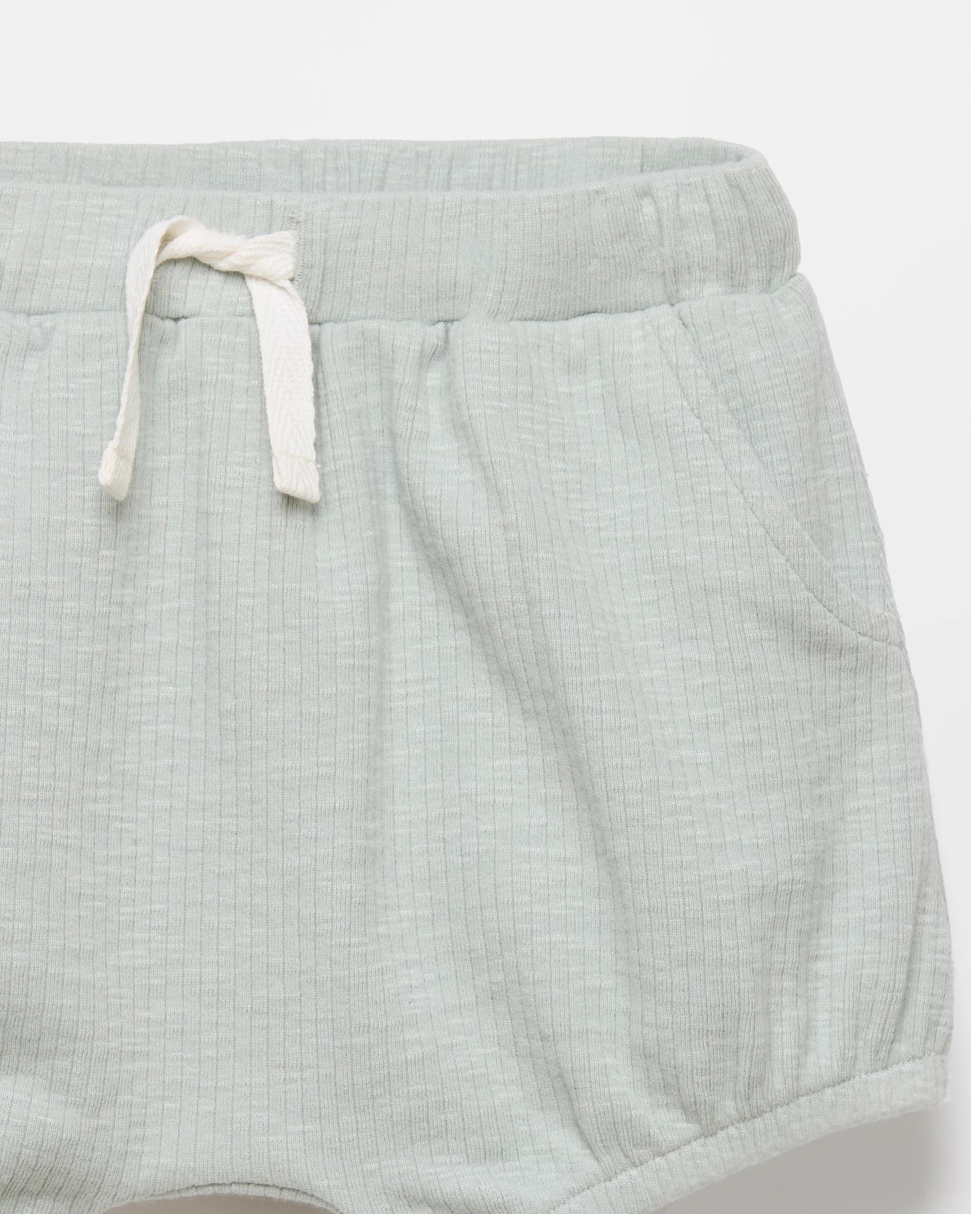 2 Target Baby Rib Jersey Shorts MISTY BLUE, 2 of 2