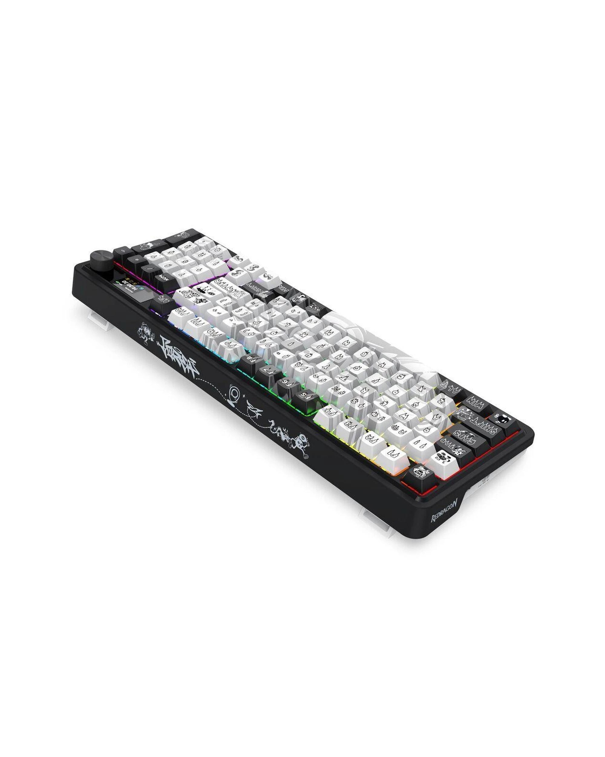5 Redragon K719GFRGB Pro Artemis Pro Wireless Mechanical Keyboard - Grey, 5 of 10