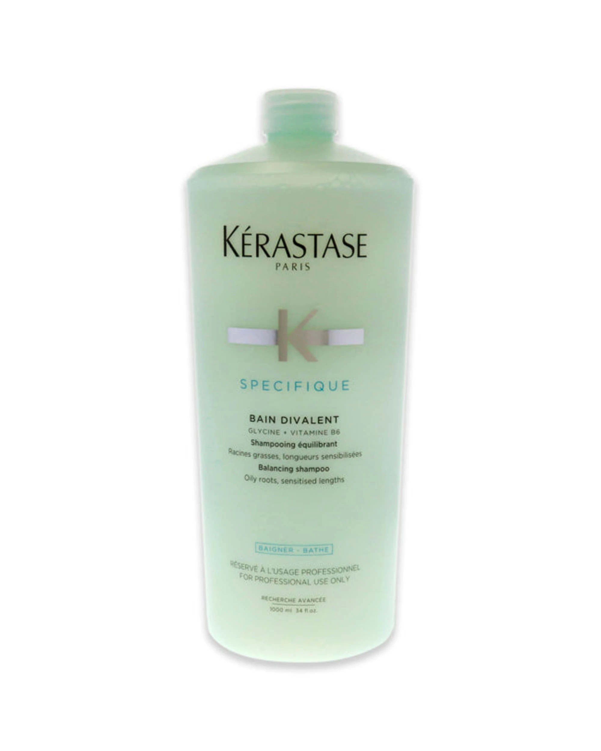 1 Kerastase Specifique Bain Divalent Balancing Shampoo (Oily Roots, Sensitised Lengths)  1000ml/34oz, 1 of 4