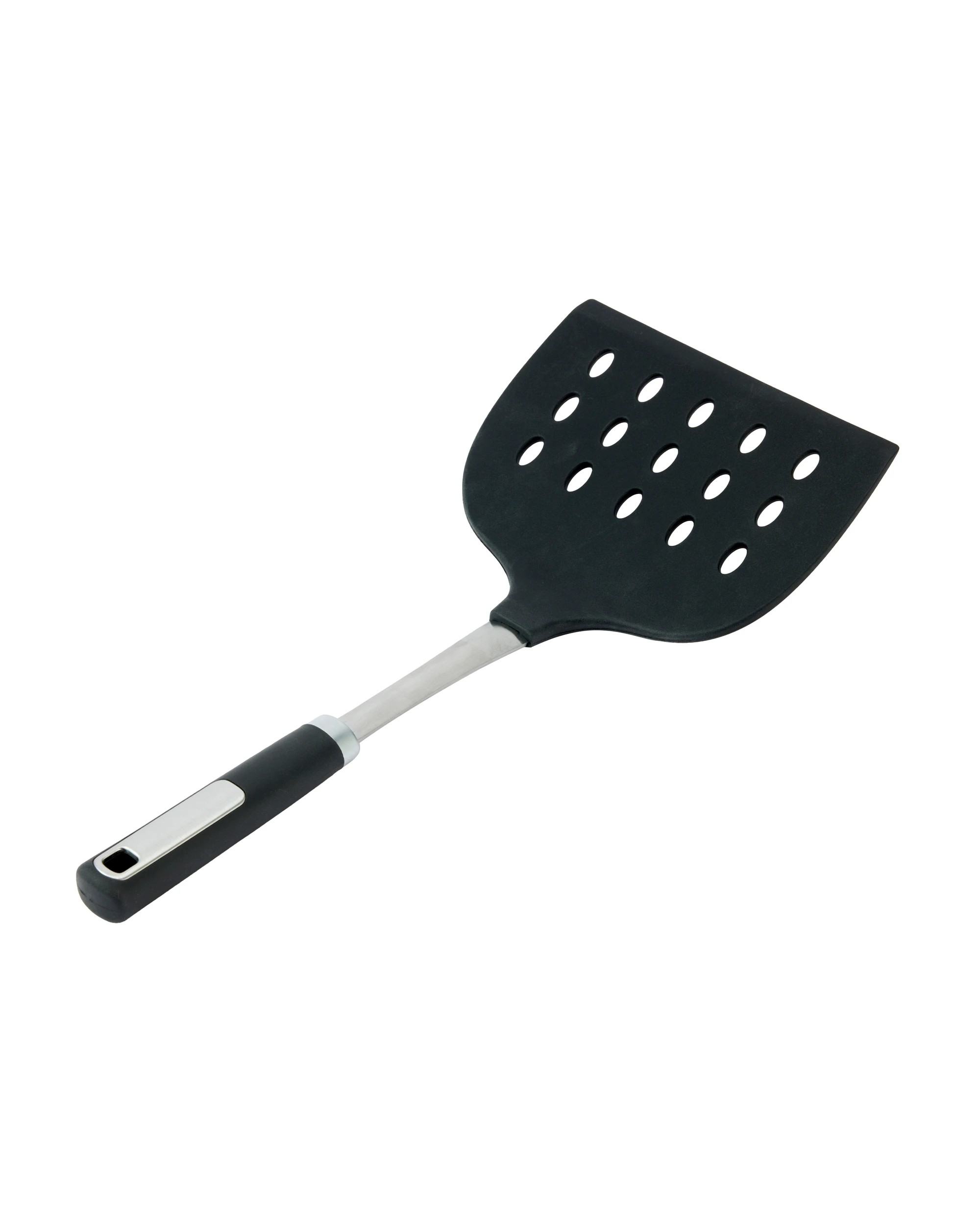 4 Silicone & Stainless Steel Large Slotted Turner with Soft Touch Handle, 4 of 5