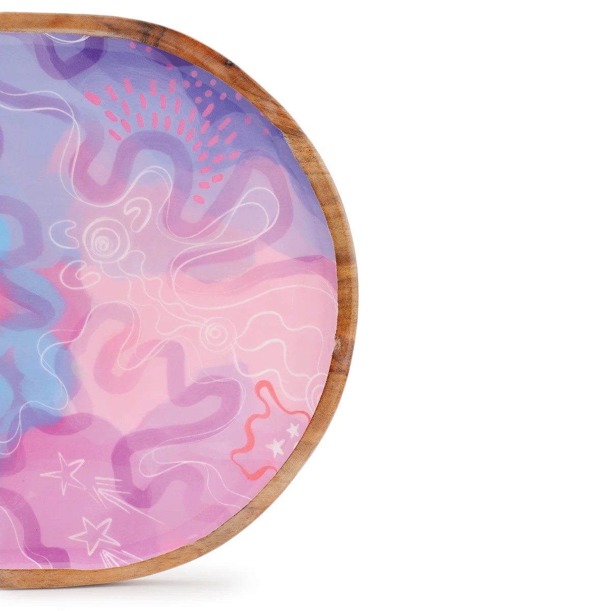 2 Rachael Sarra Flourish Oval Enamel Platter, 2 of 4