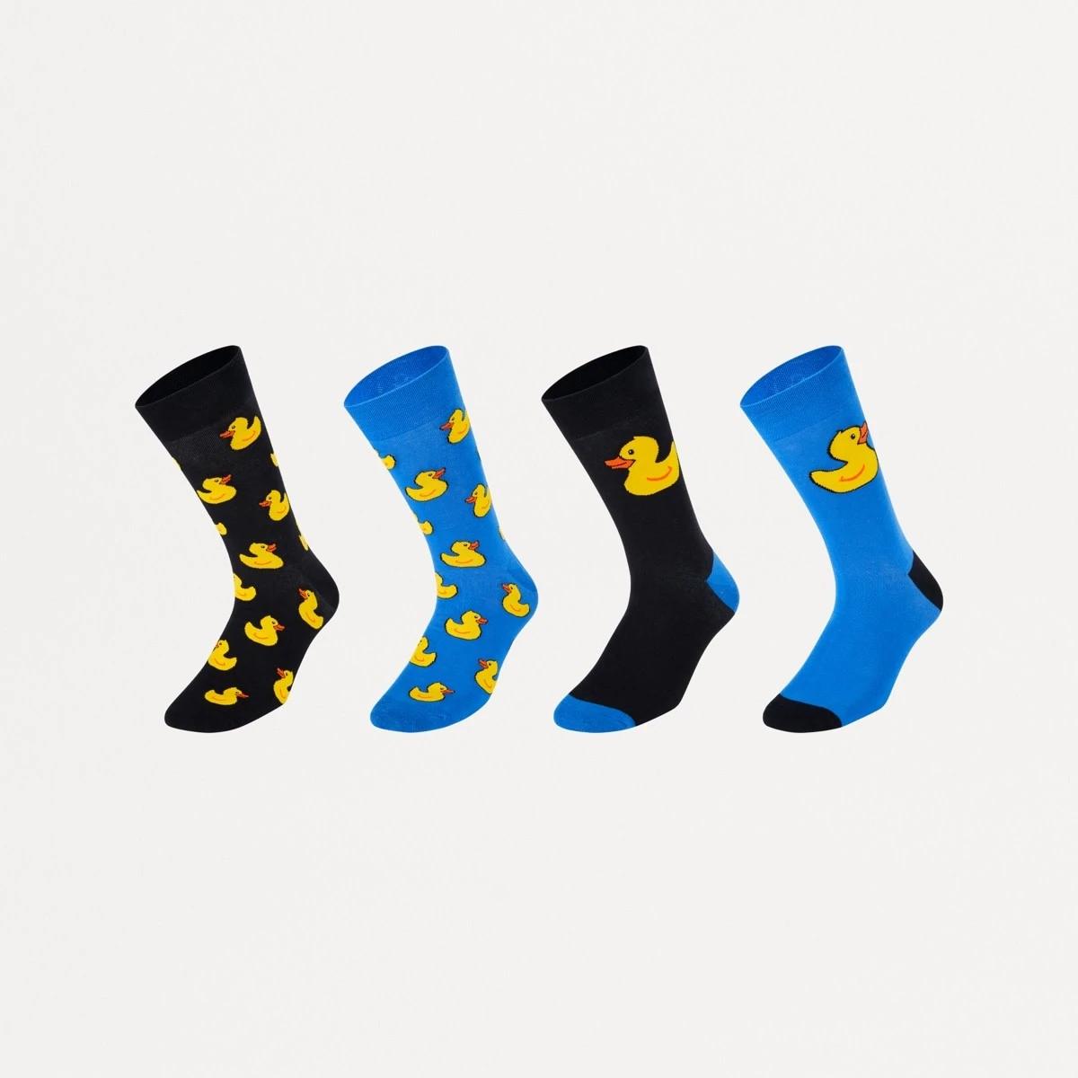 1 4 Pack Novelty Socks WHAT DUCK, 1 of 3
