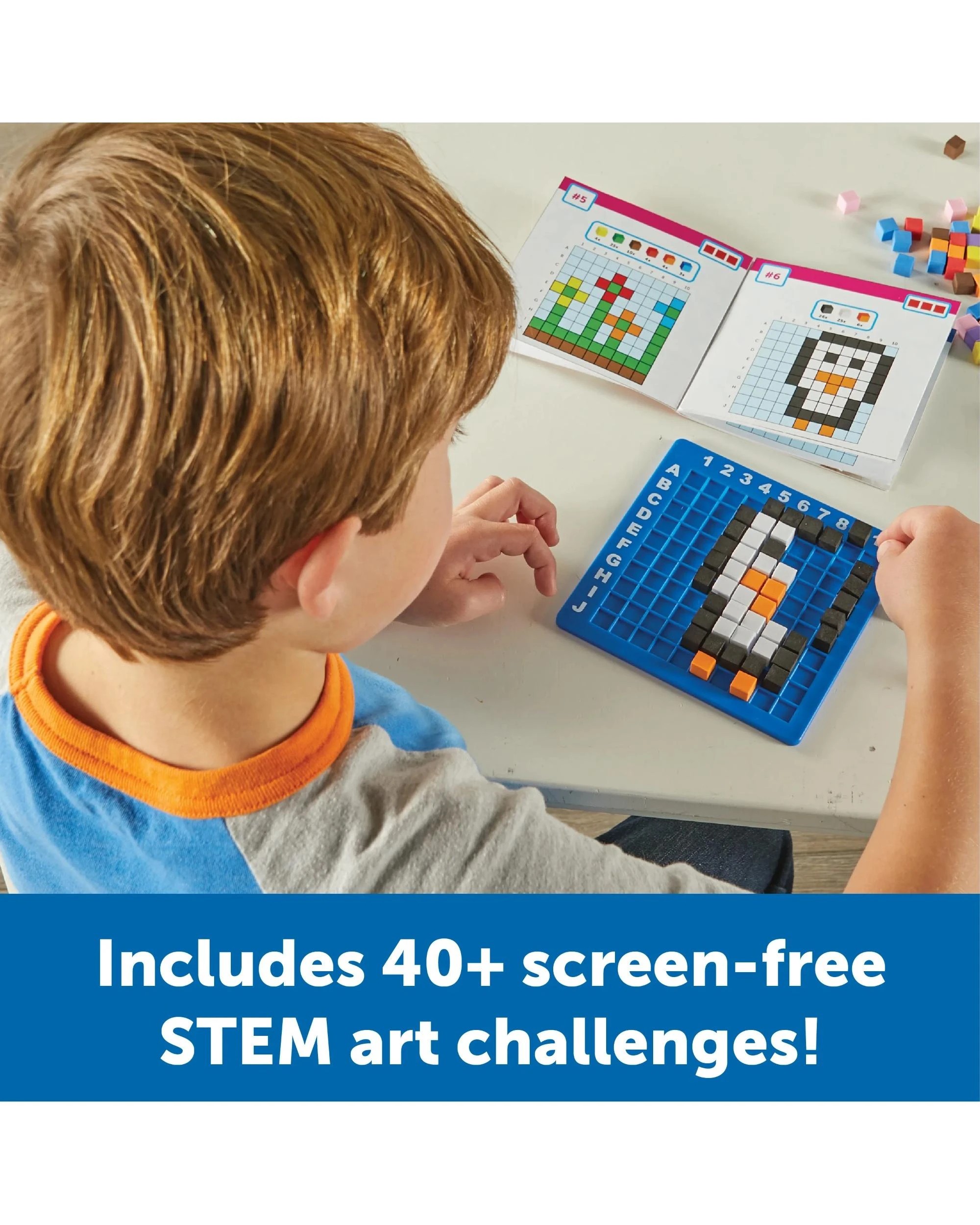 5 Learning Resources STEM Explorers Pixel Art Challenge, 5 of 6