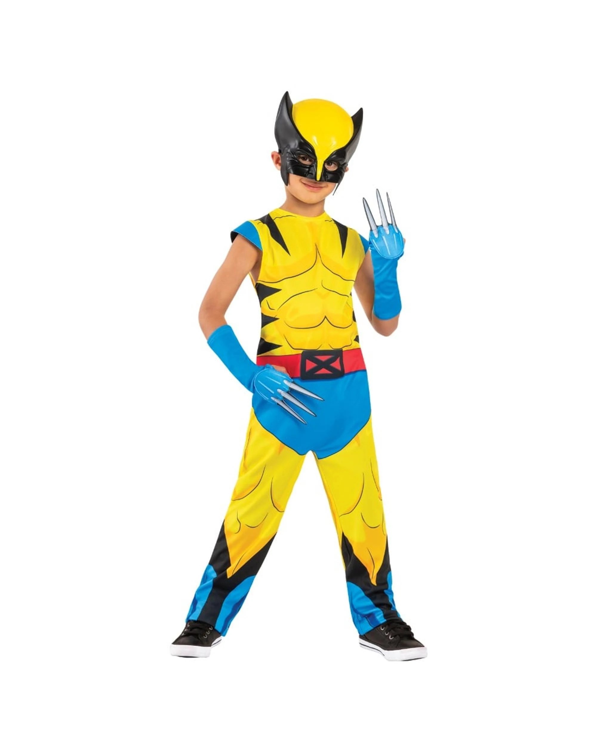 1 Marvel X-Men 97 Wolverine Child Costume Size S 3-5 Years, 1 of 5