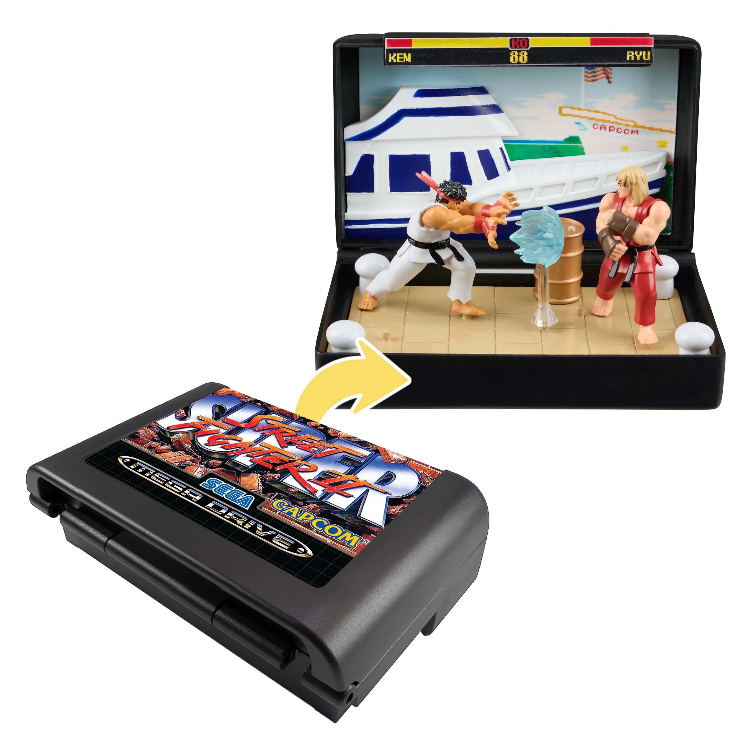 2 B. toys Console Heroes: Street Fighter II Collectible Diorama - Multi, 2 of 8