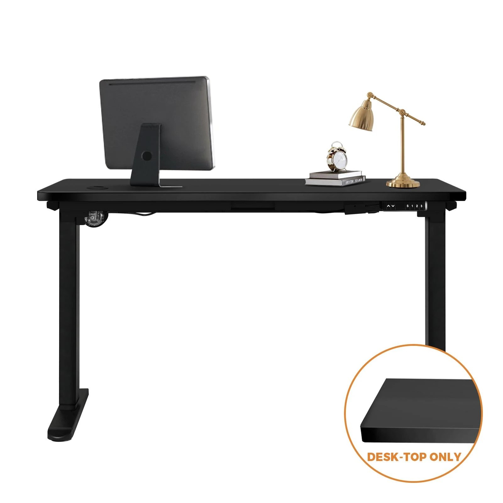 5 Oikiture Standing Desk Board Adjustable Sit Stand Desk Top Computer Table
 - Black, 5 of 8