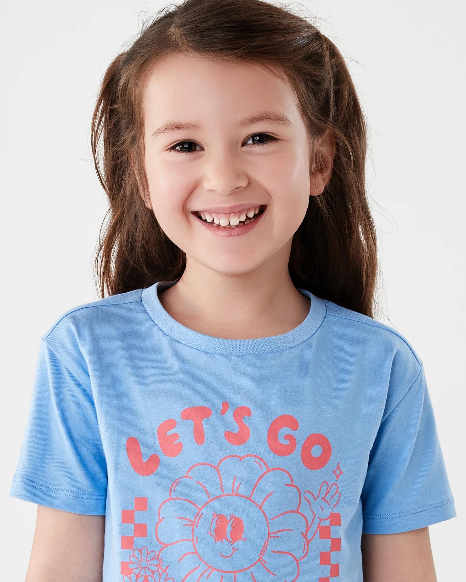 3 Print T-shirt Blu Floral, 3 of 7