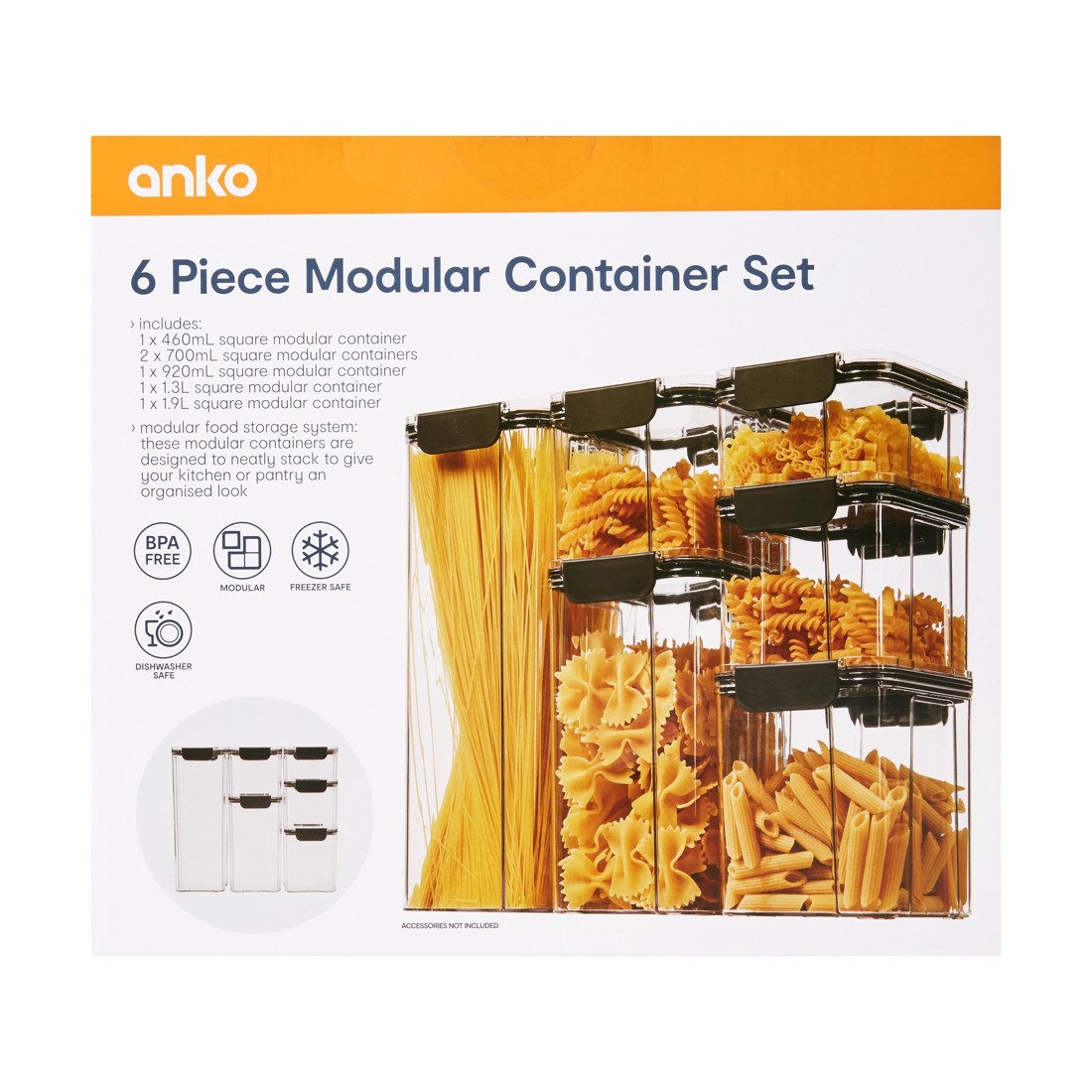 5 6 Piece Modular Container Set, 5 of 5