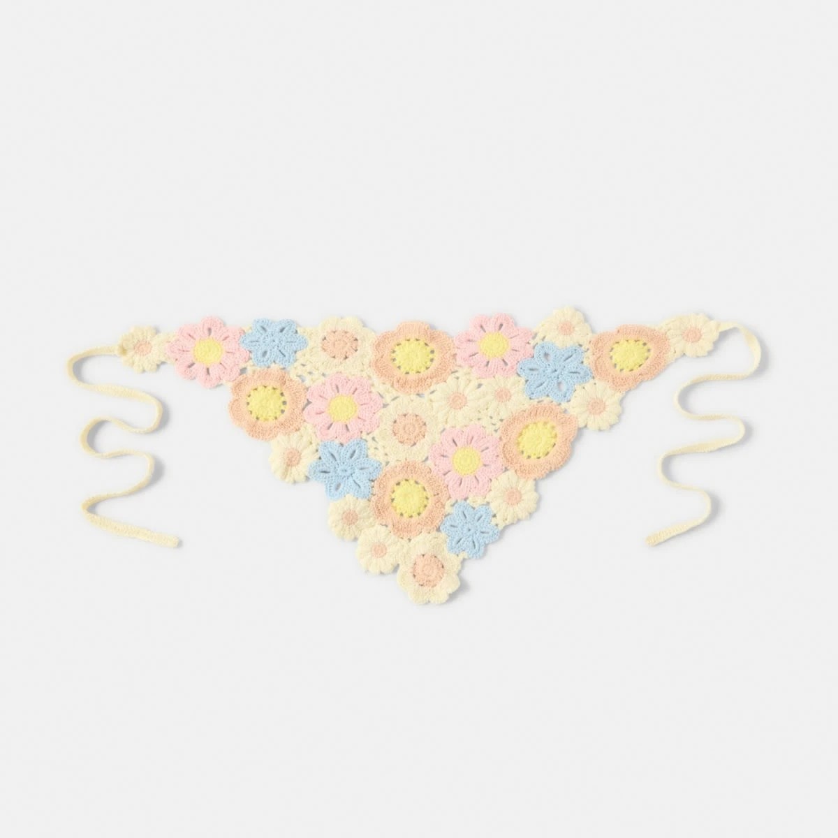 2 Crochet Floral Hair Scarf, 2 of 5