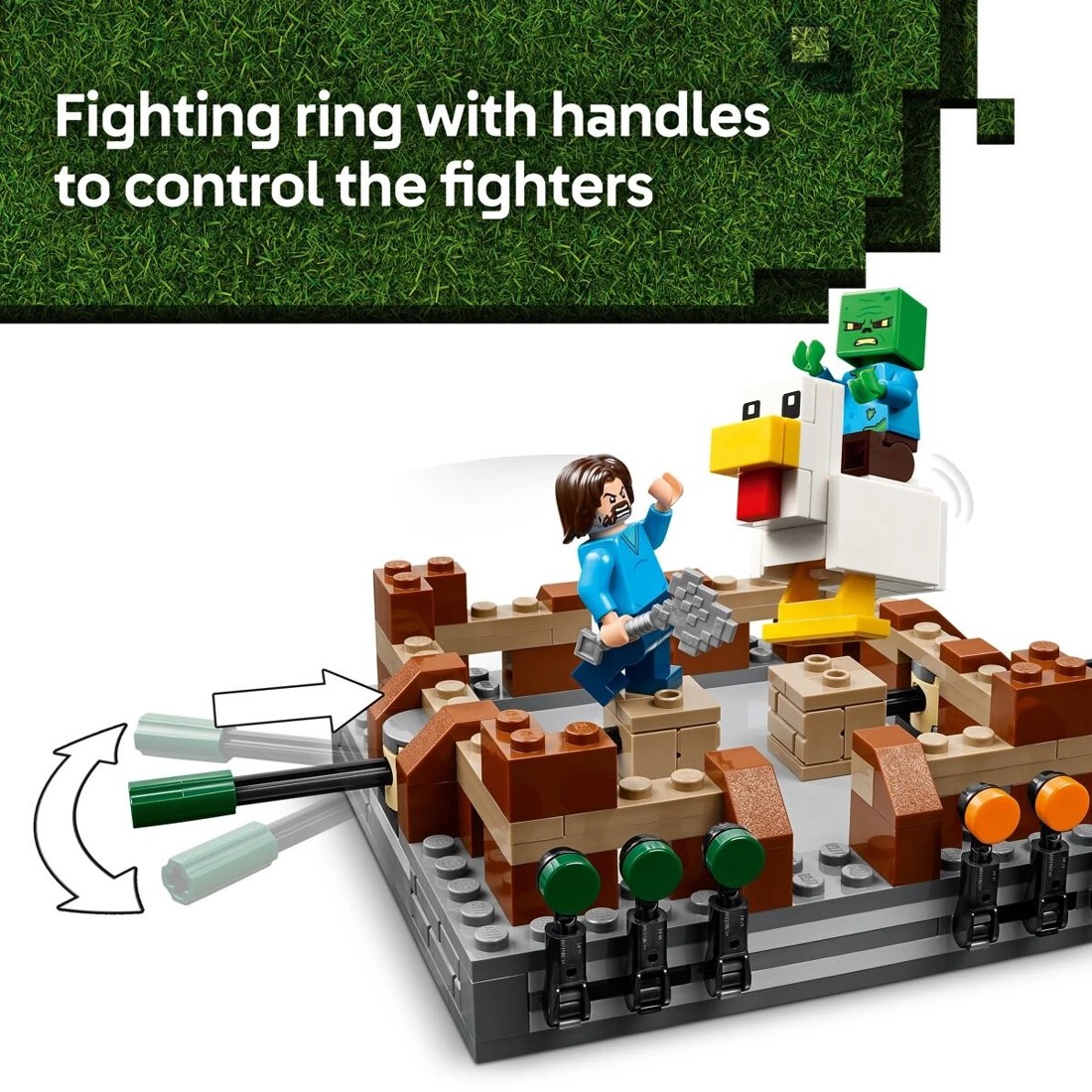 5 LEGO Minecraft Woodland Mansion Fighting Ring 21272, 5 of 9