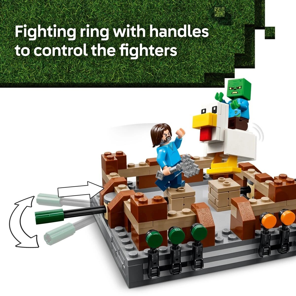 5 LEGO Minecraft Woodland Mansion Fighting Ring 21272, 5 of 9