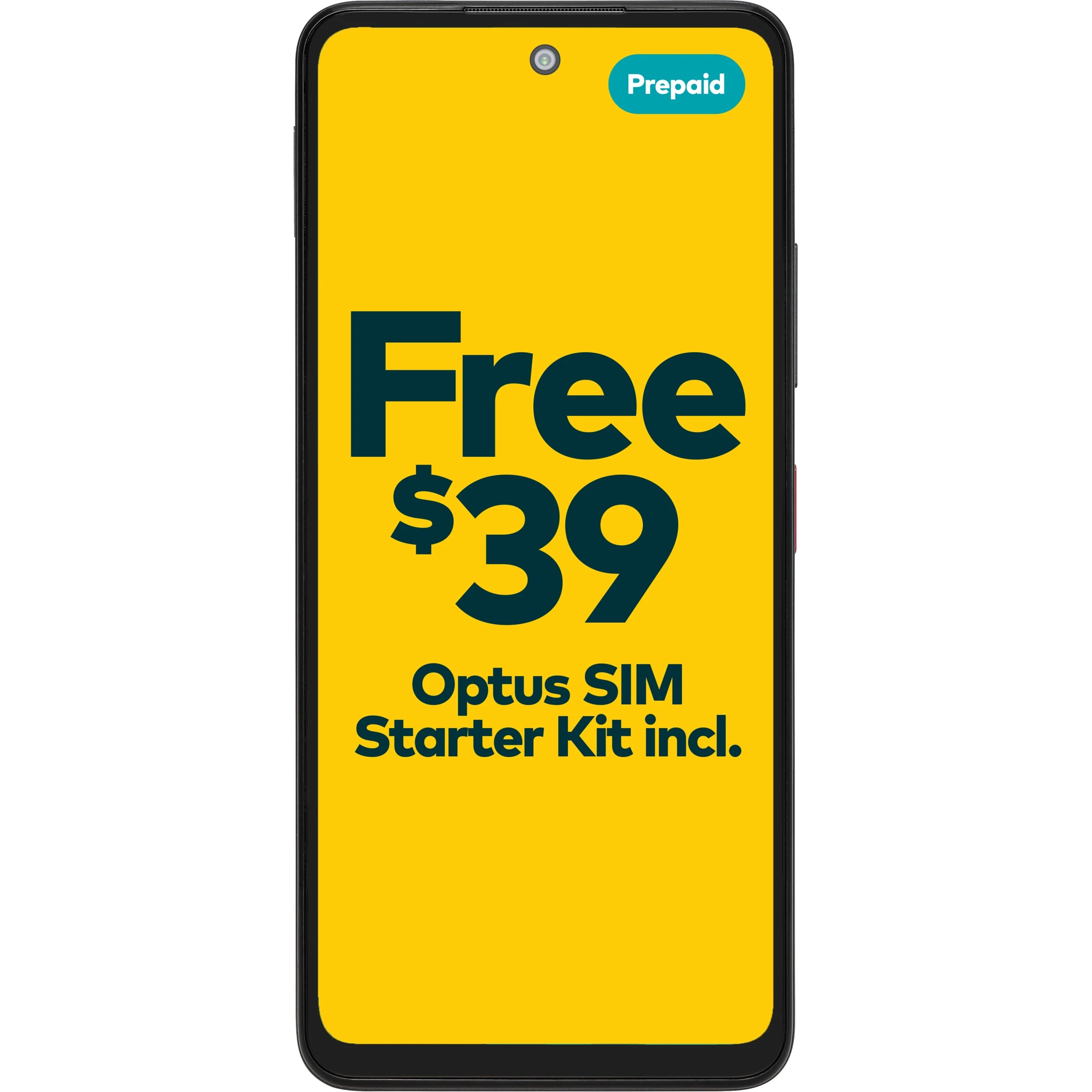 1 Optus X Tap 3 Smartphone - Black, 1 of 7