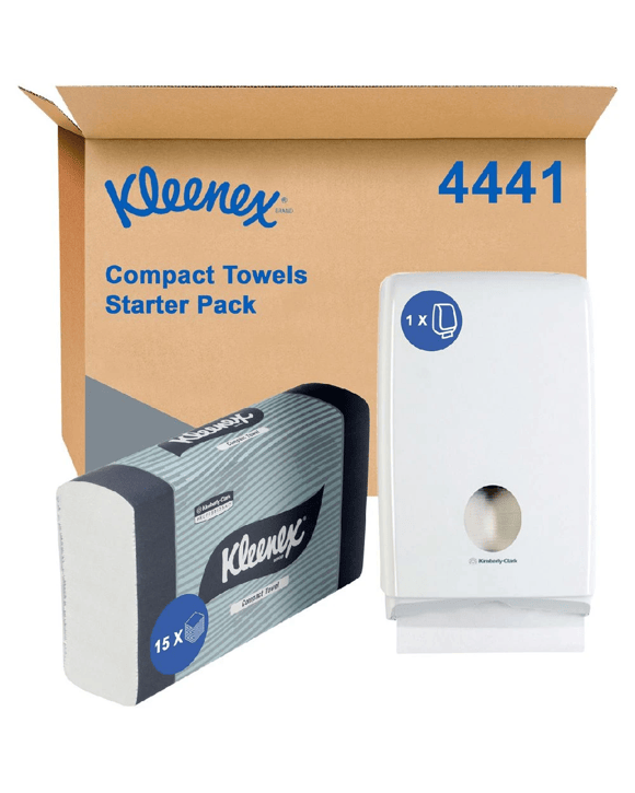 Kleenex Compact Paper Towels and Dispenser Starter Kit