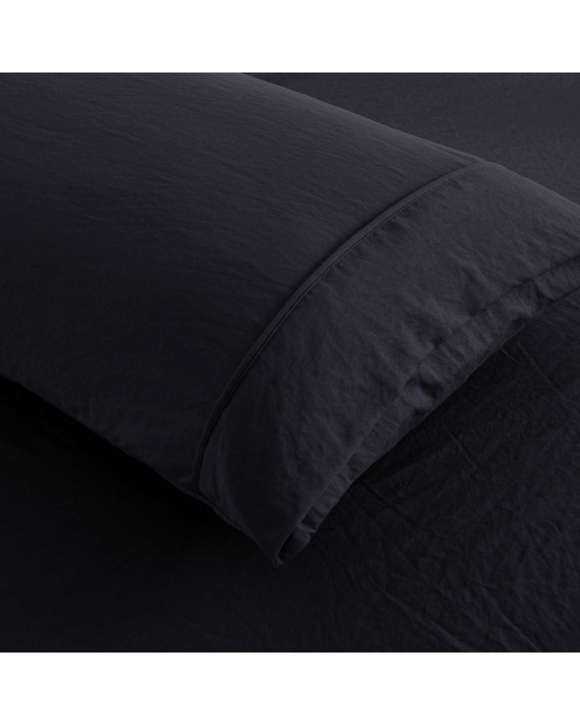 5 Dreamaker Superfine Washed Microfibre Combo Fitted Sheet Set - Single Bed - Navy, 5 of 8