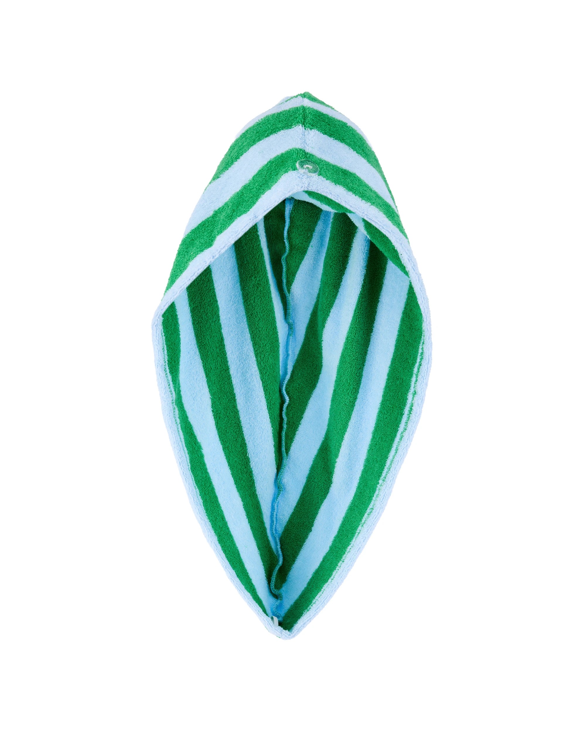 1 OXX Bodycare Hair Drying Turban - Blue Green, 1 of 3