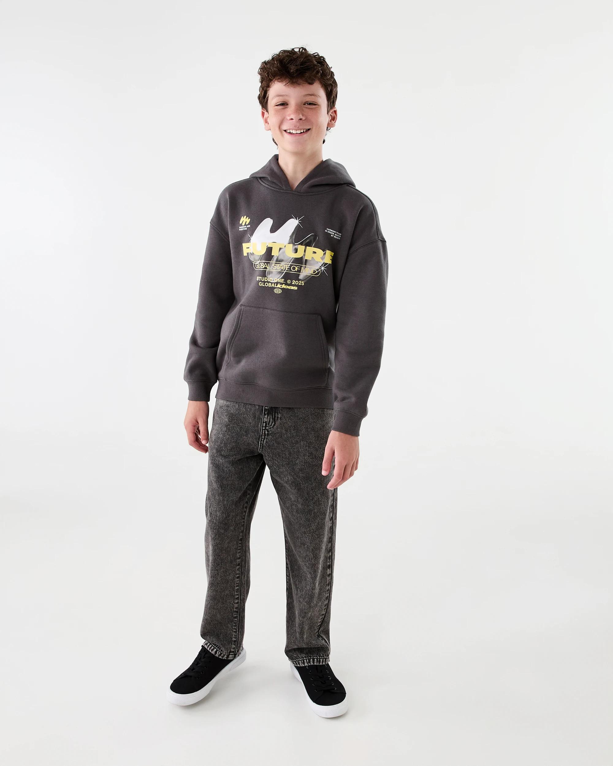 7 Oversized Print Hoodie Gry Urban, 7 of 8