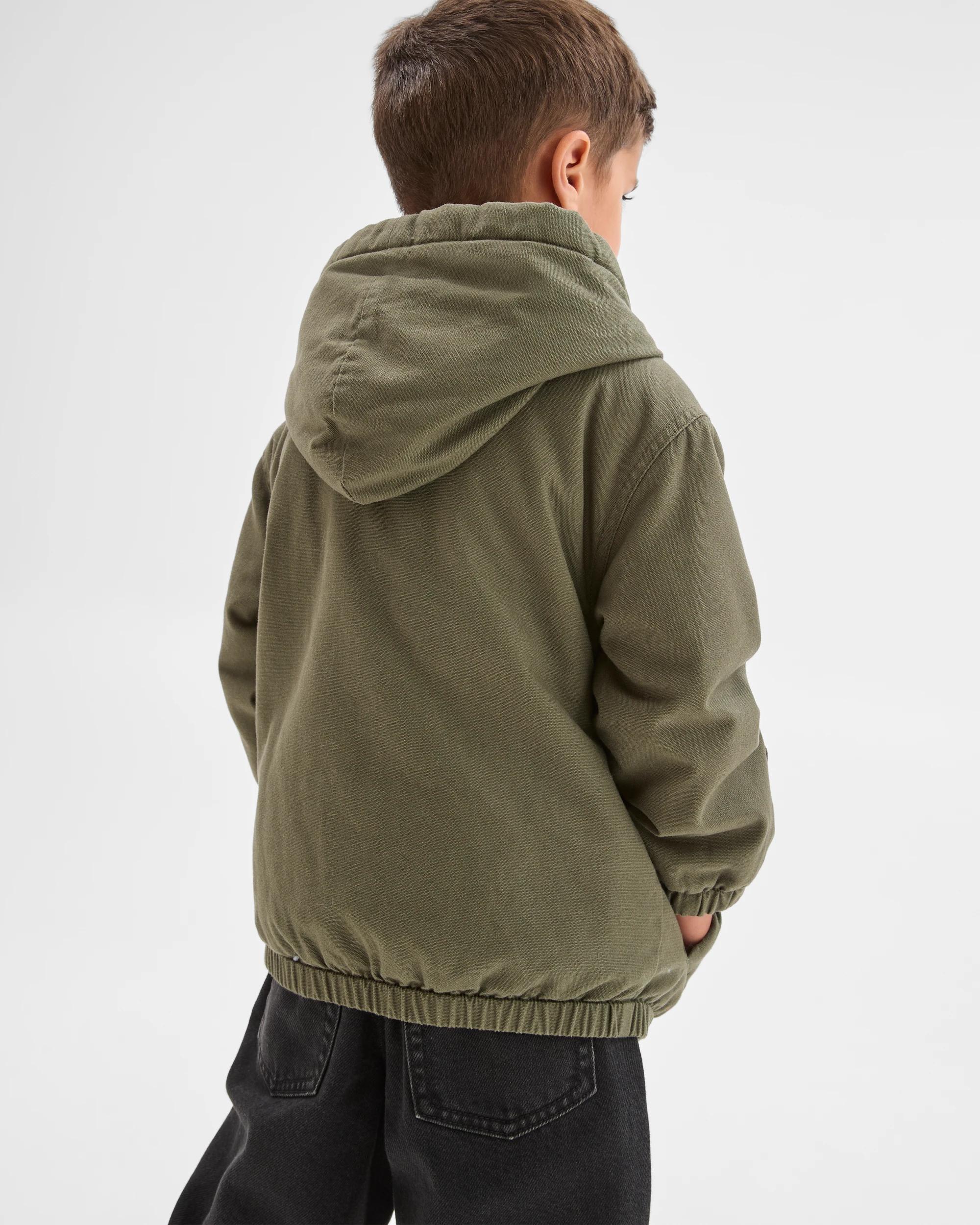 5 Target Kids Hooded Bomber Jacket KHAKI, 5 of 7