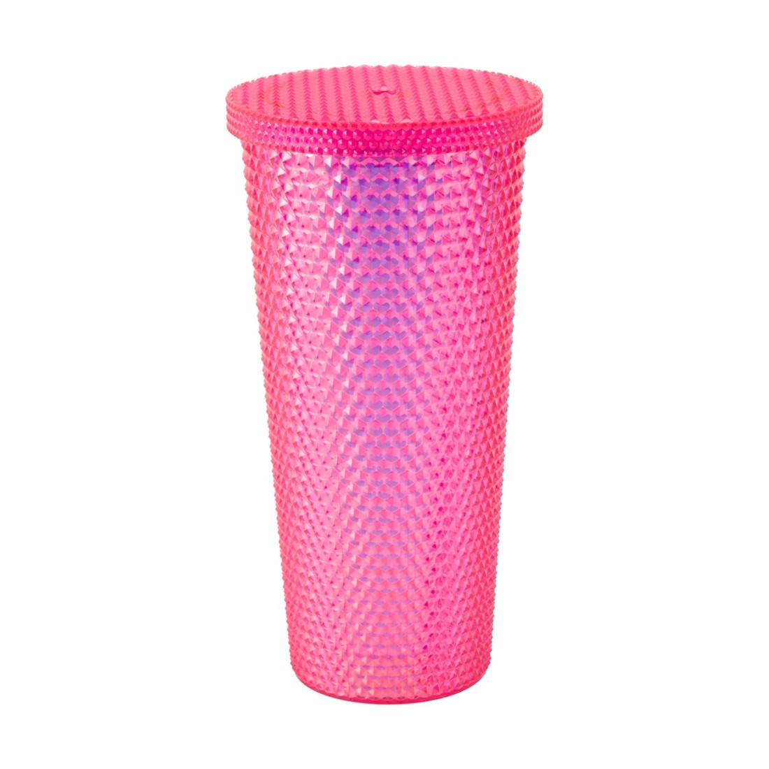 2 Pink Textured Smoothie Tumbler, 2 of 9