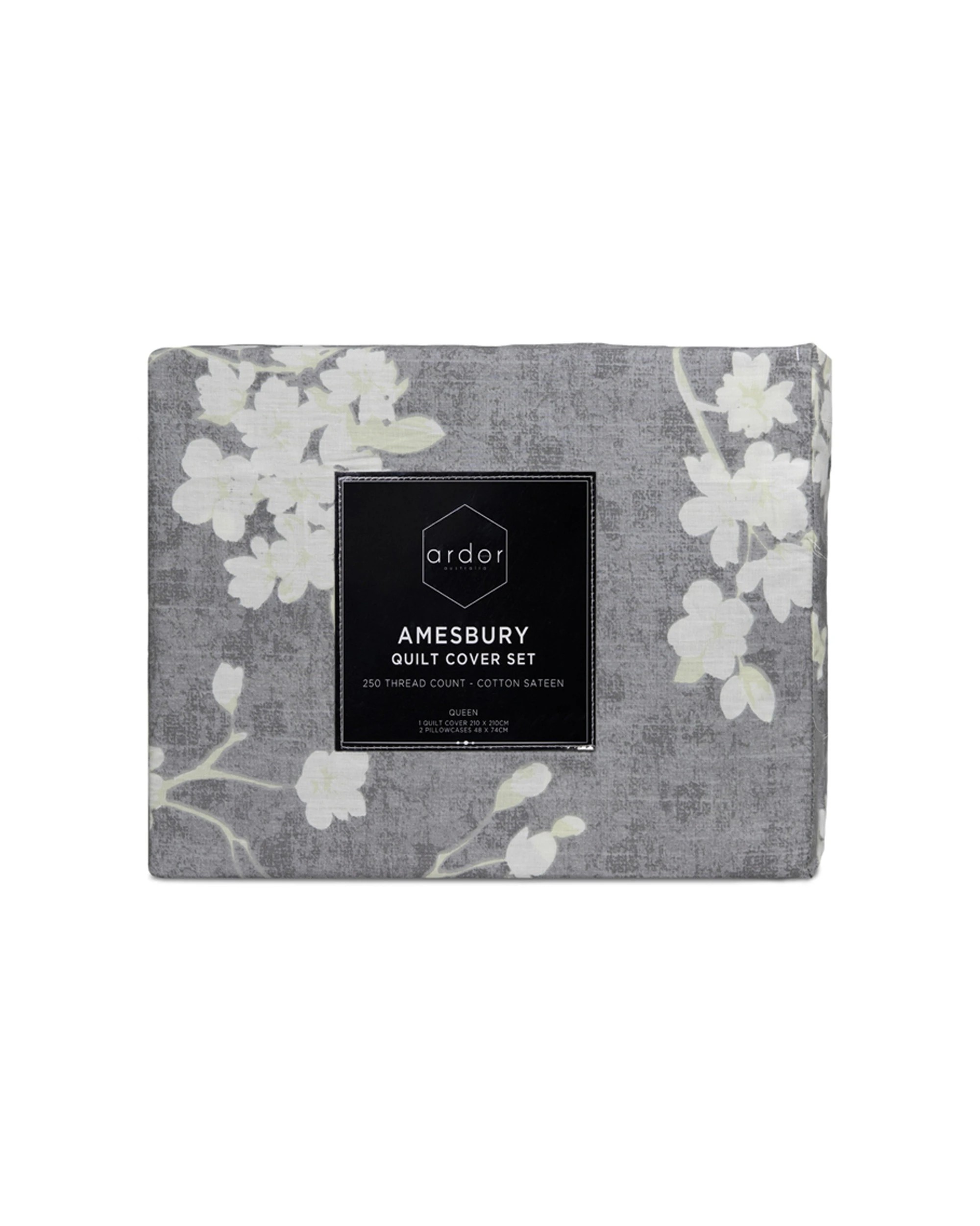 3 Ardor Amesbury King Quilt Cover Set Cotton Quilt Cover Layered Vine Bedding
 - King Bed, 3 of 3