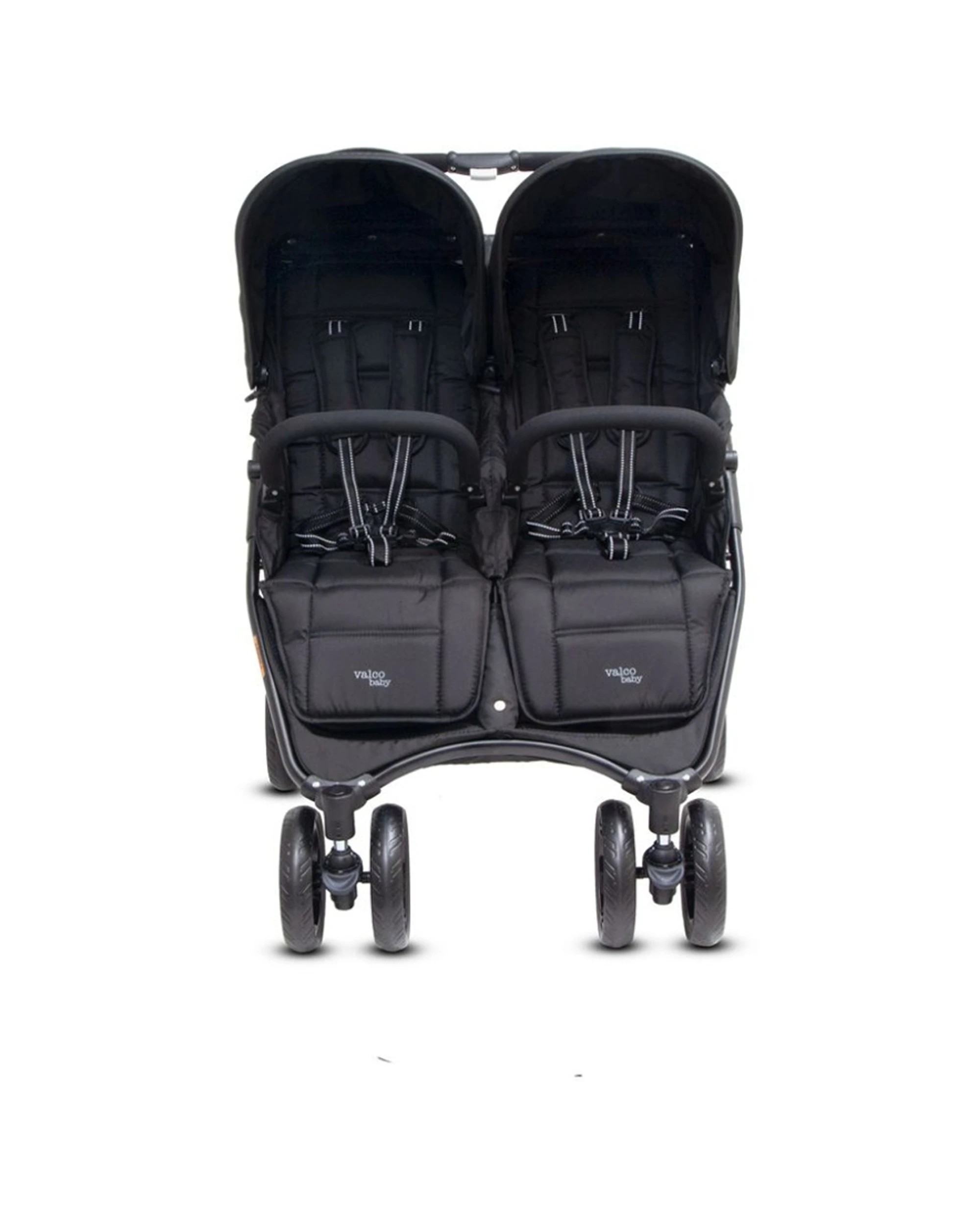 8 Valcobaby Snap Duo Double Stroller Pram Lightweight Easy Fold Travel - Black, 8 of 8