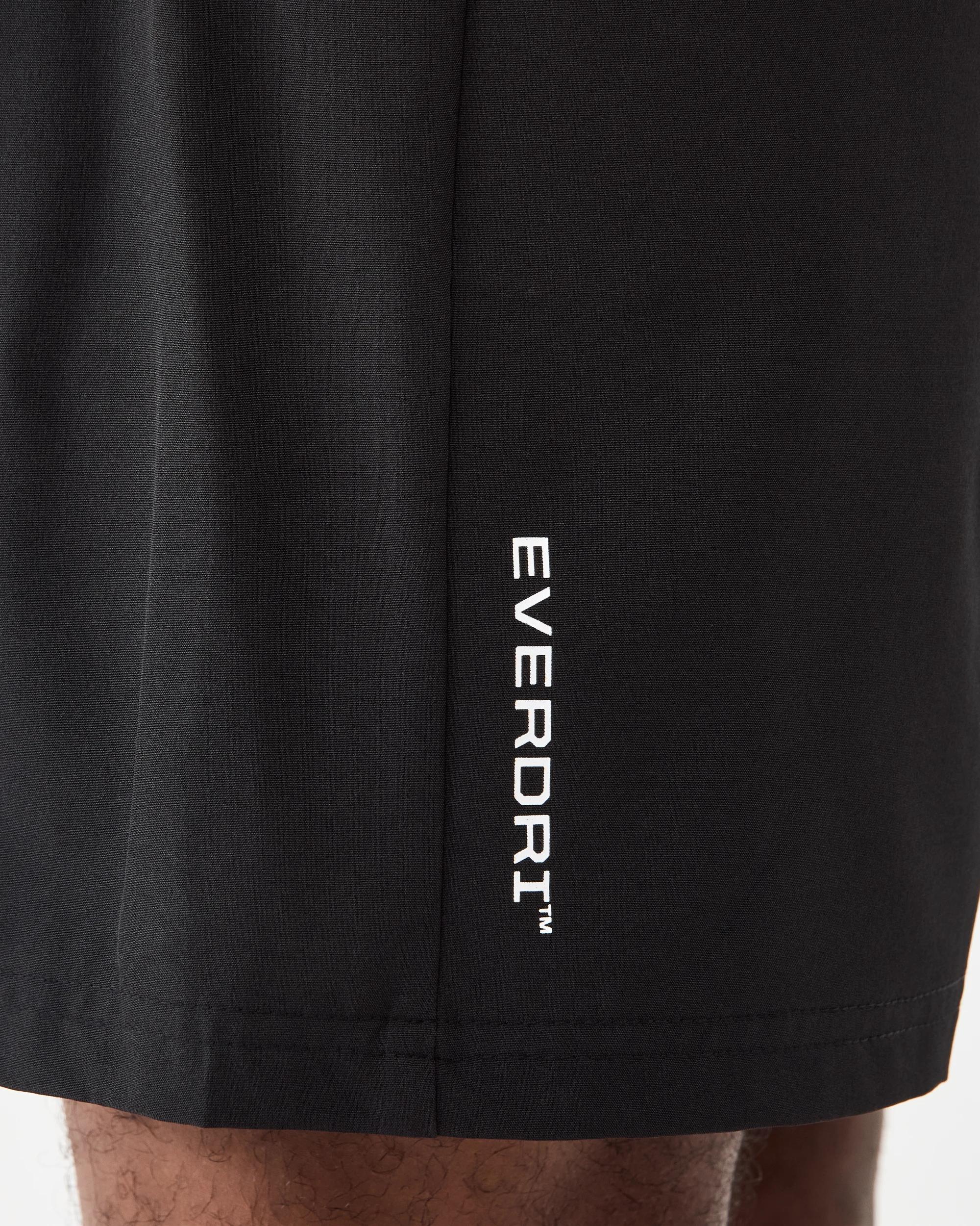 5 Everlast Mens Stretch Woven Shorts Black, 5 of 9