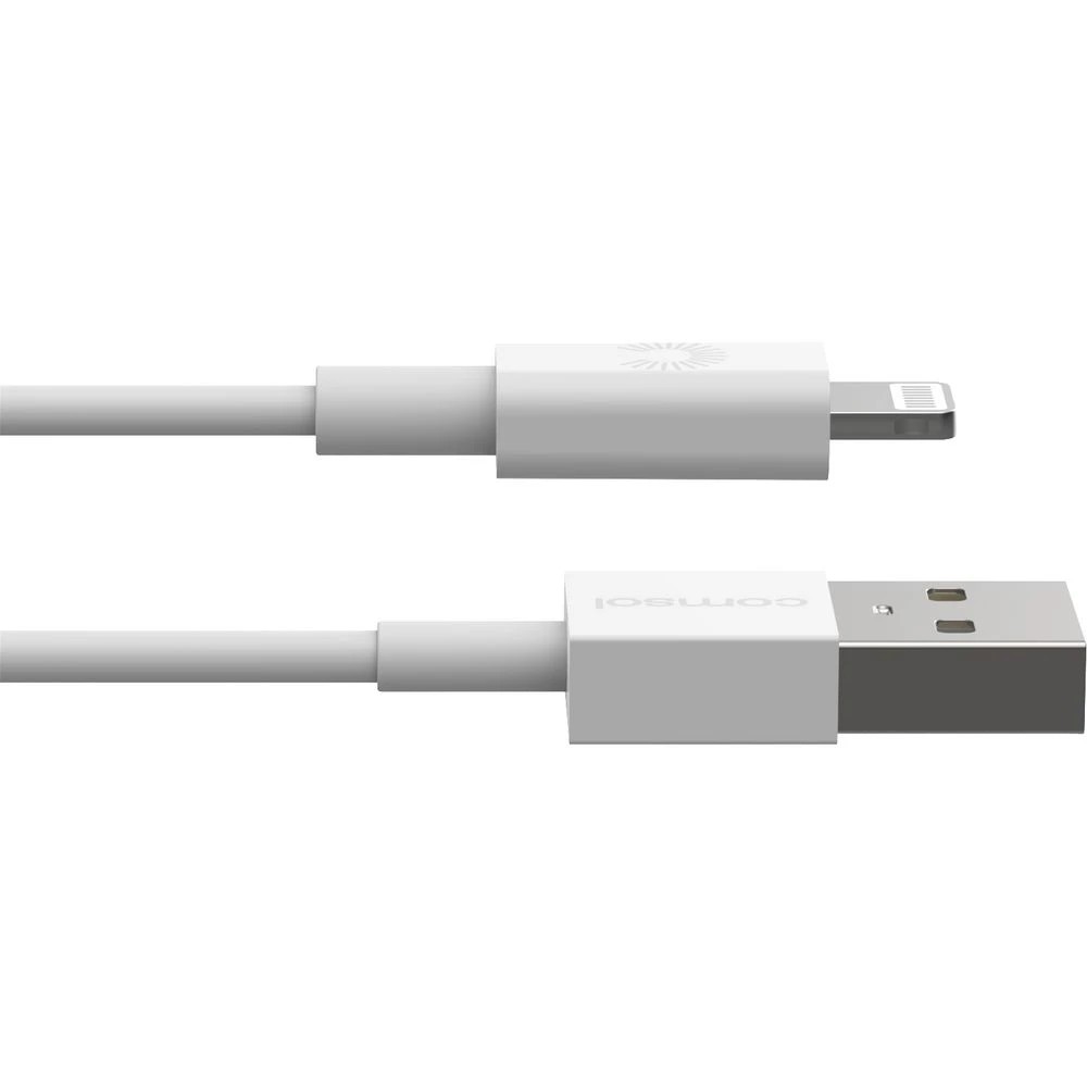 3 Comsol USB-A to Lightning Cable 1.2m White, 3 of 6