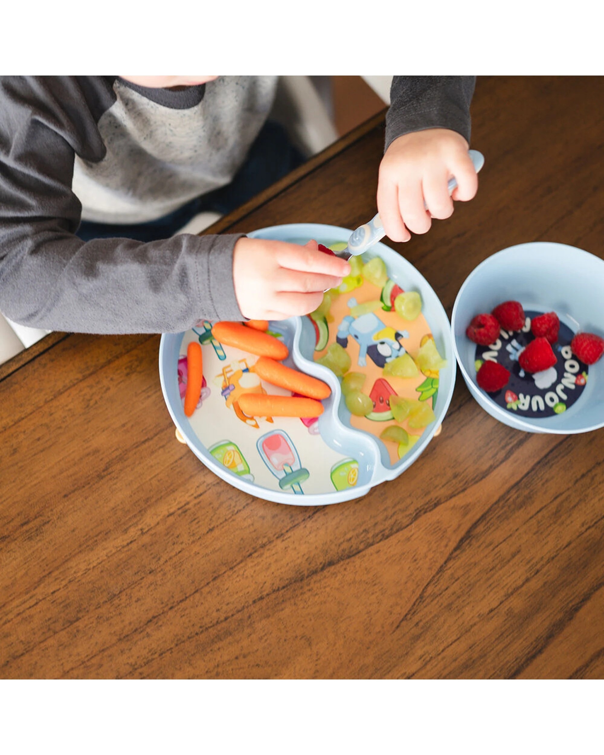 5 The First Years Bluey Toddler Feeding Set With Bowl Plate Spoon BPA Free 2x 3pc - Multi, 5 of 6