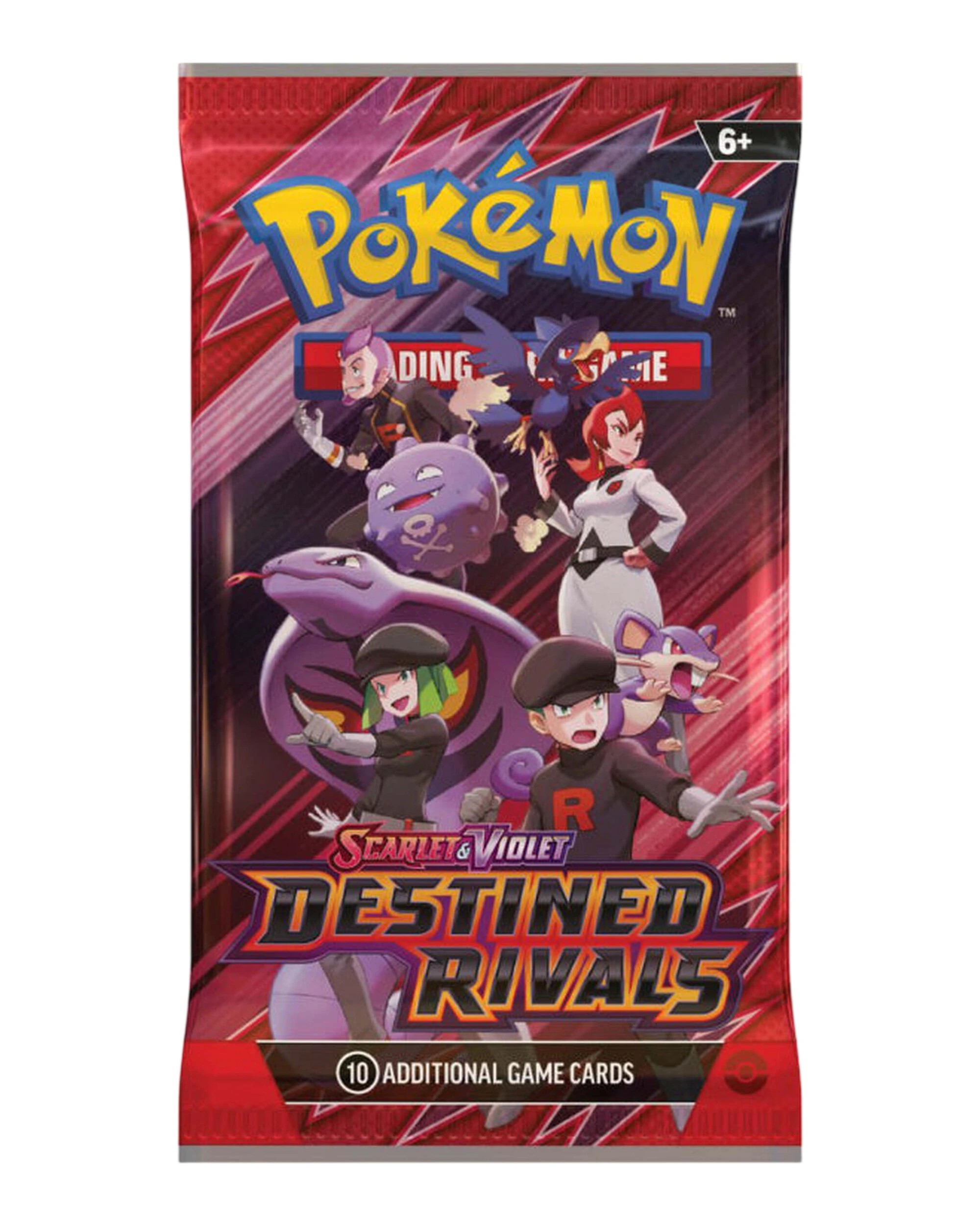 4 Scarlet & Violet Destined Rivals Single Booster Pack Pokemon Tcg, 4 of 6