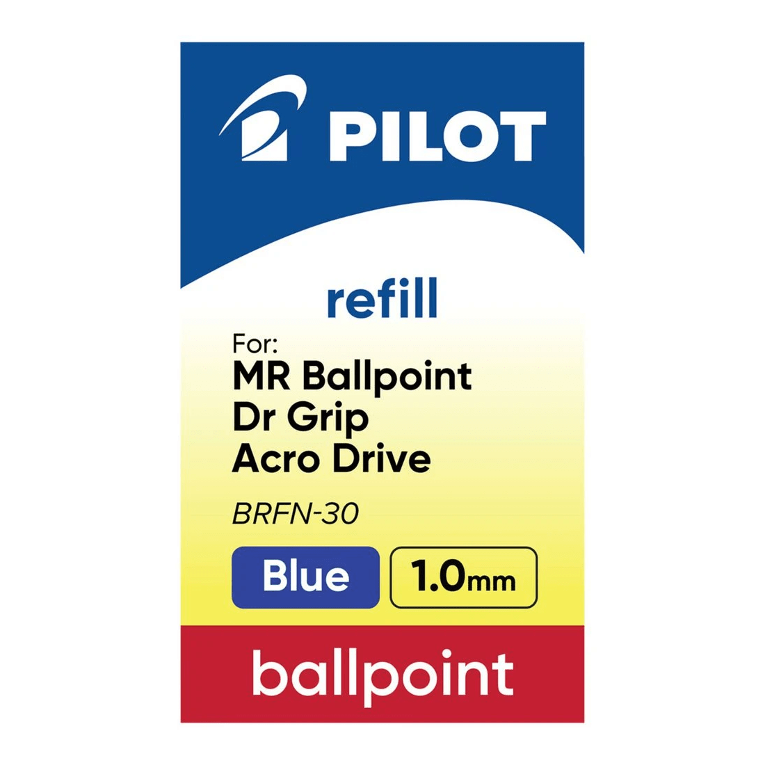 3 PILOT BRFN-30 Ballpoint Refill 1.0mm Blue, 3 of 6