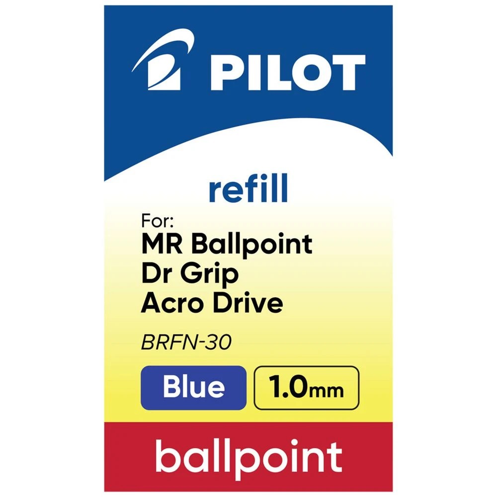 3 PILOT BRFN-30 Ballpoint Refill 1.0mm Blue, 3 of 6