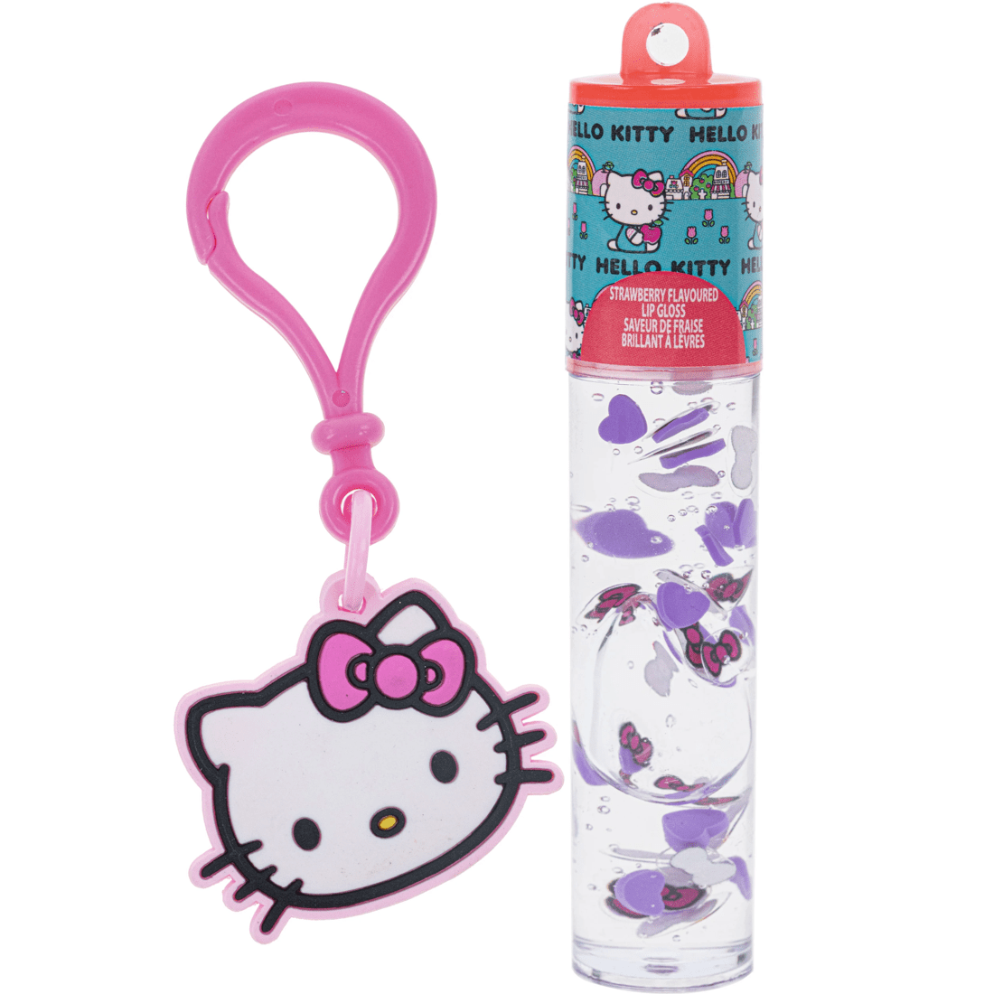 2 Hello Kitty Floating Lip Gloss with Keychain, 2 of 3