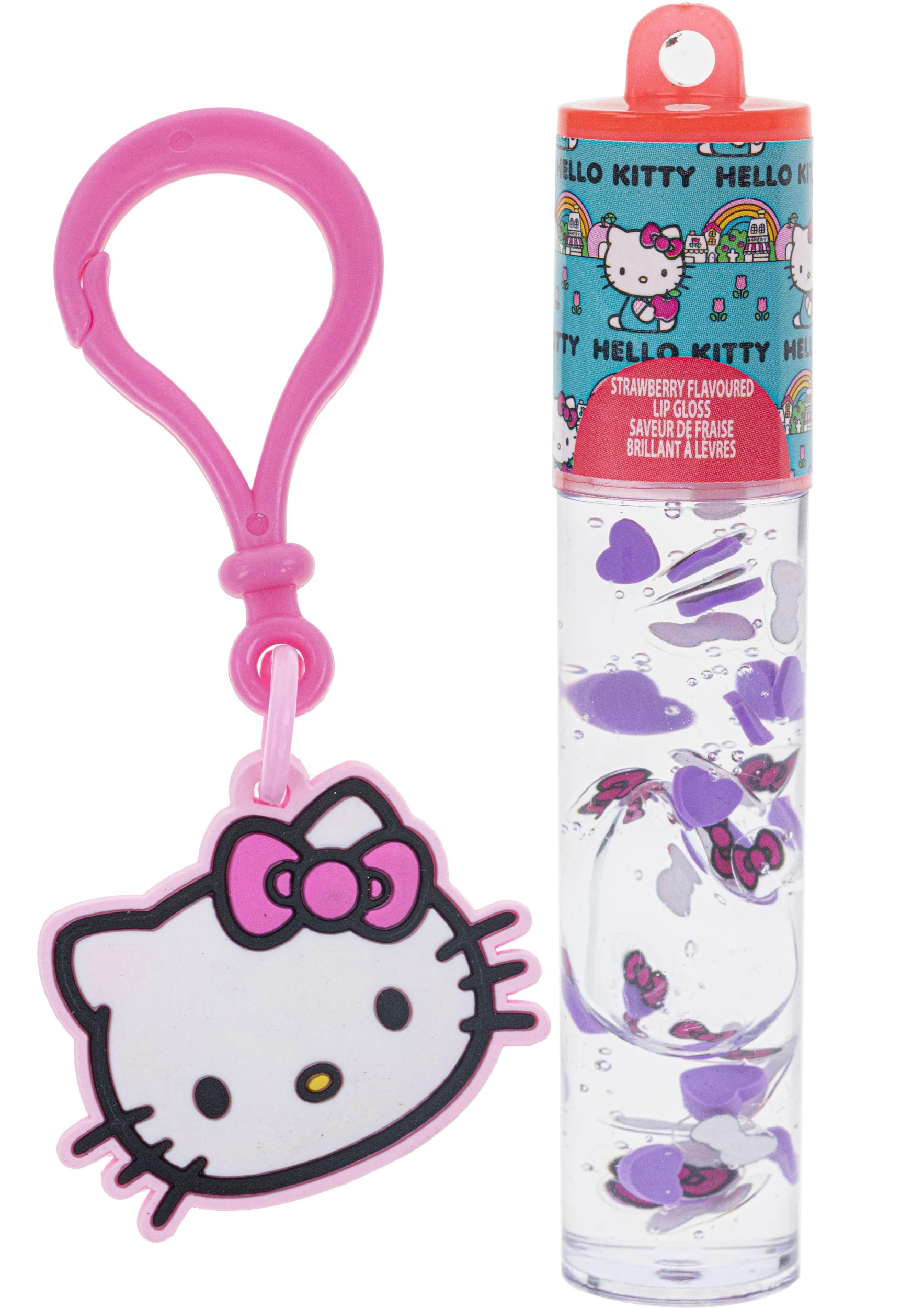 2 Hello Kitty Floating Lip Gloss with Keychain, 2 of 3