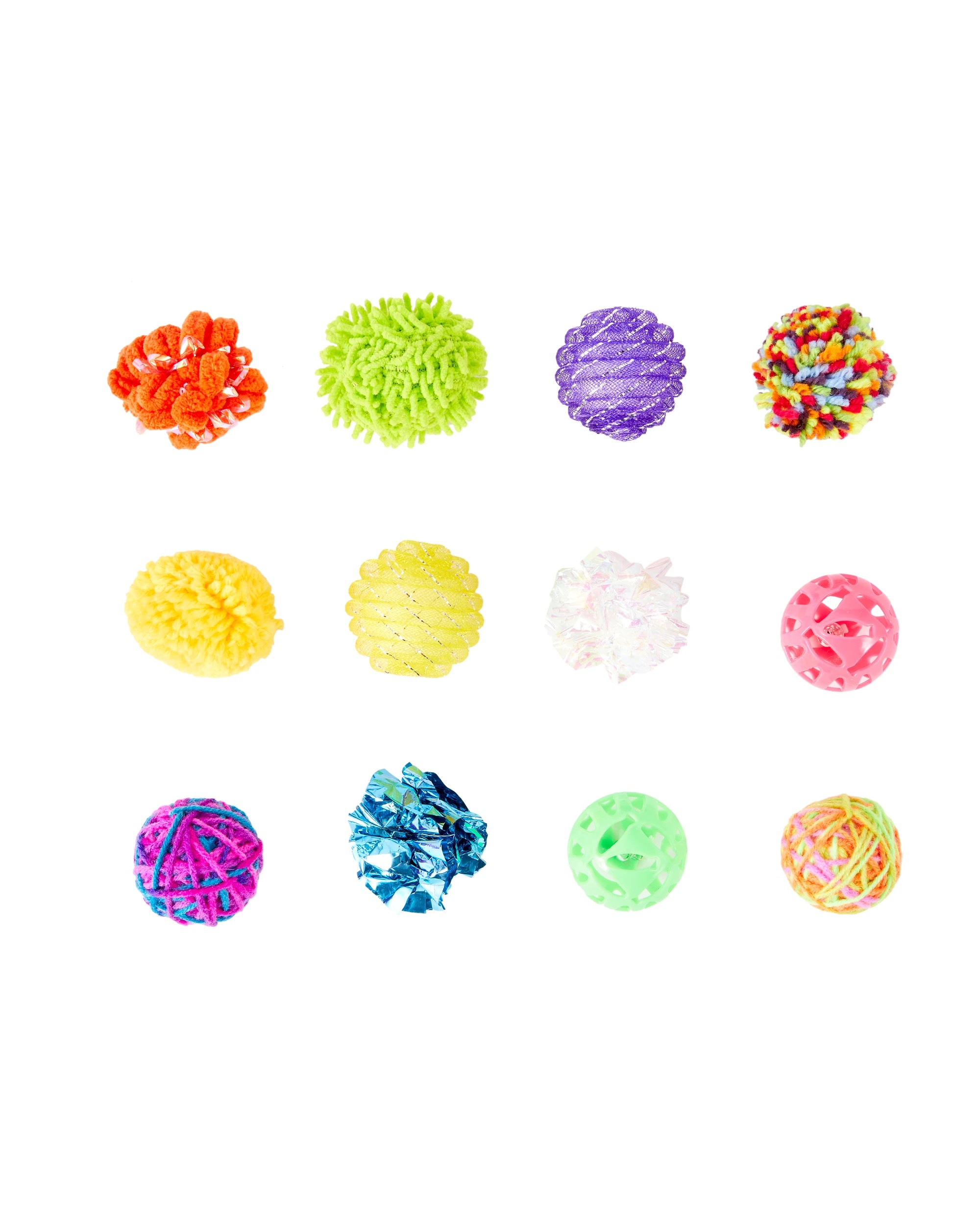 1 12 Pack Cat Toy Balls, 1 of 6