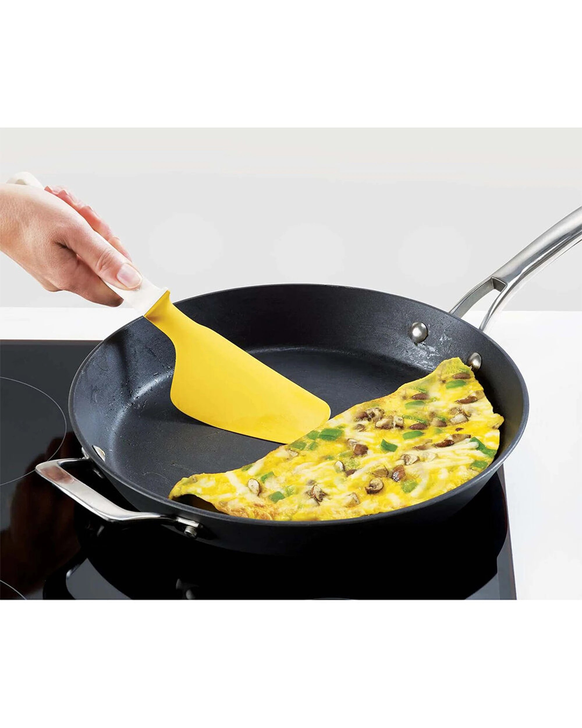 3 Joseph Joseph 2PK Elevate Silicone Egg Spatula Function Heat Resist - Multi, 3 of 5