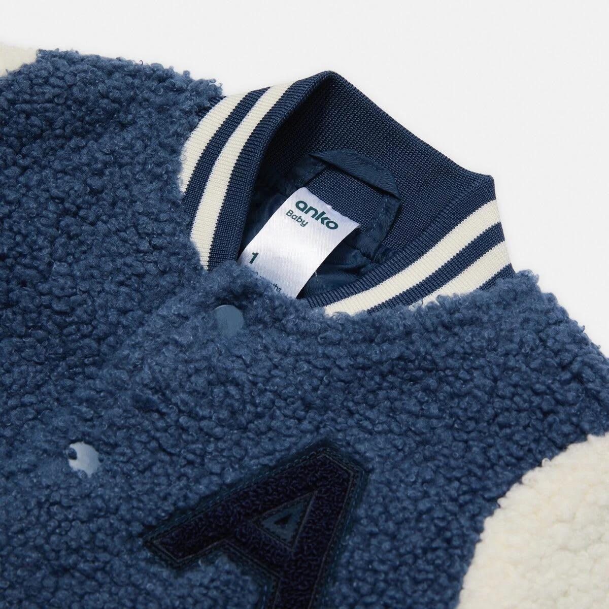 3 Sherpa Bomber Jacket Nvy Muted, 3 of 3