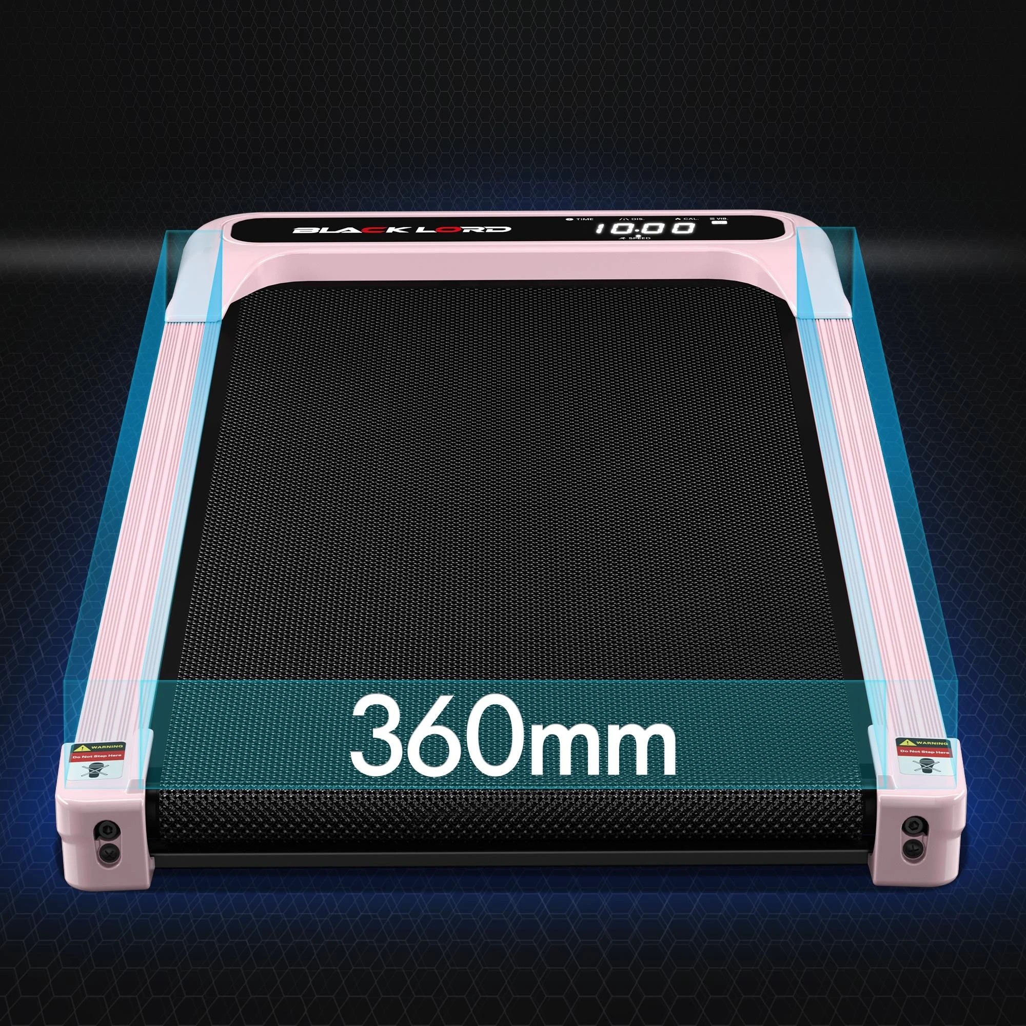 7 Black Lord Treadmill 4-in-1 Walking Vibration Pad Incline Magnetic Remote - Pink, 7 of 9
