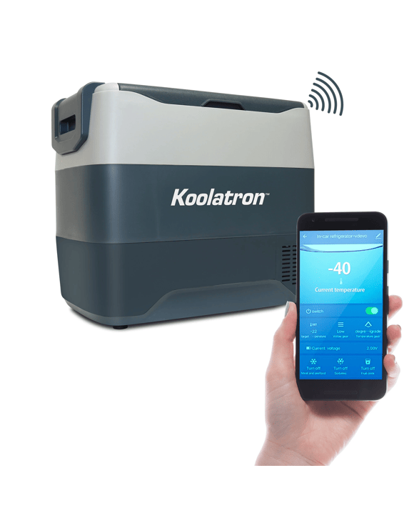 Koolatron 12V Freezer/Refrigerator 50L Bluetooth - Grey
