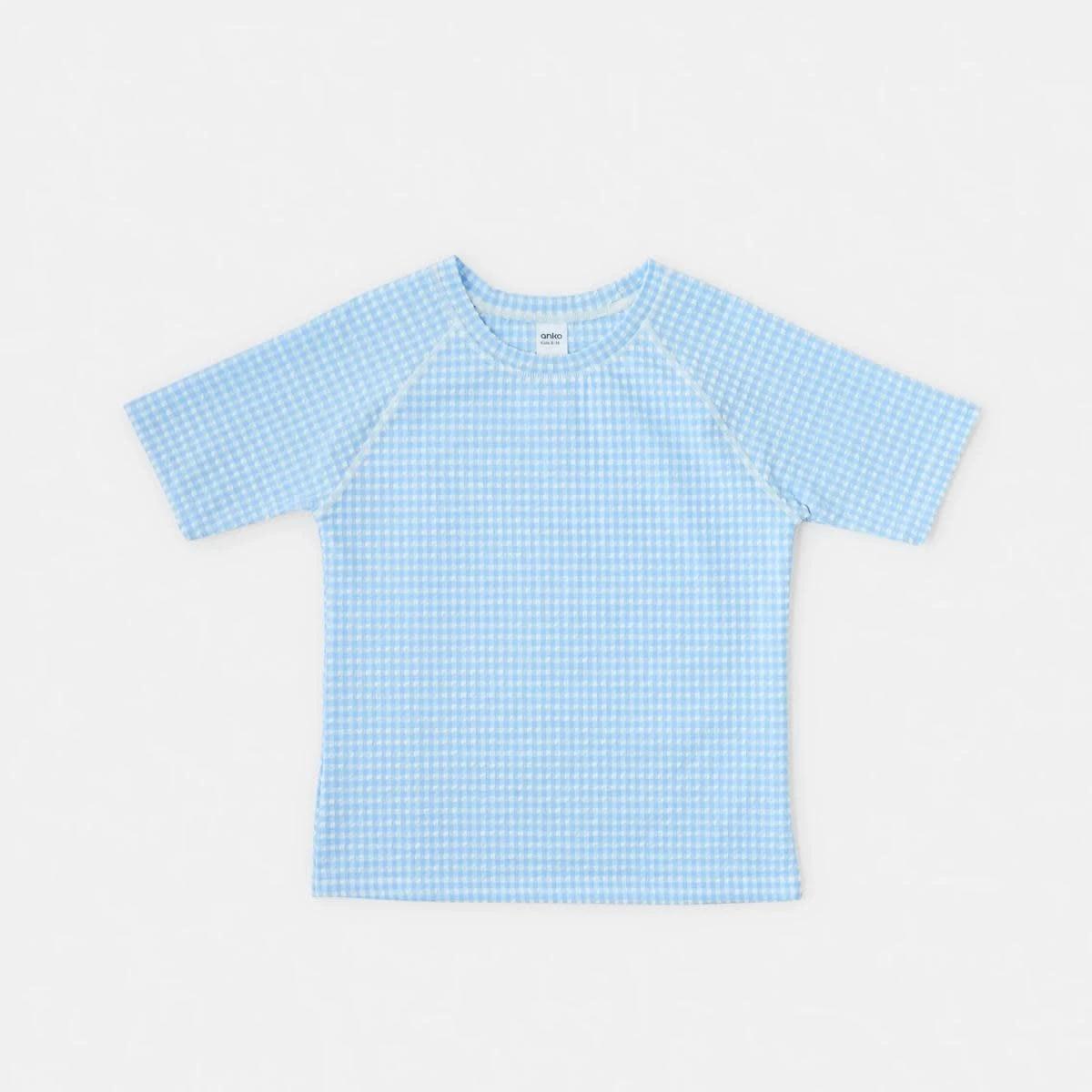 7 3 Piece Swim Set BLUE GINGHAM, 7 of 9