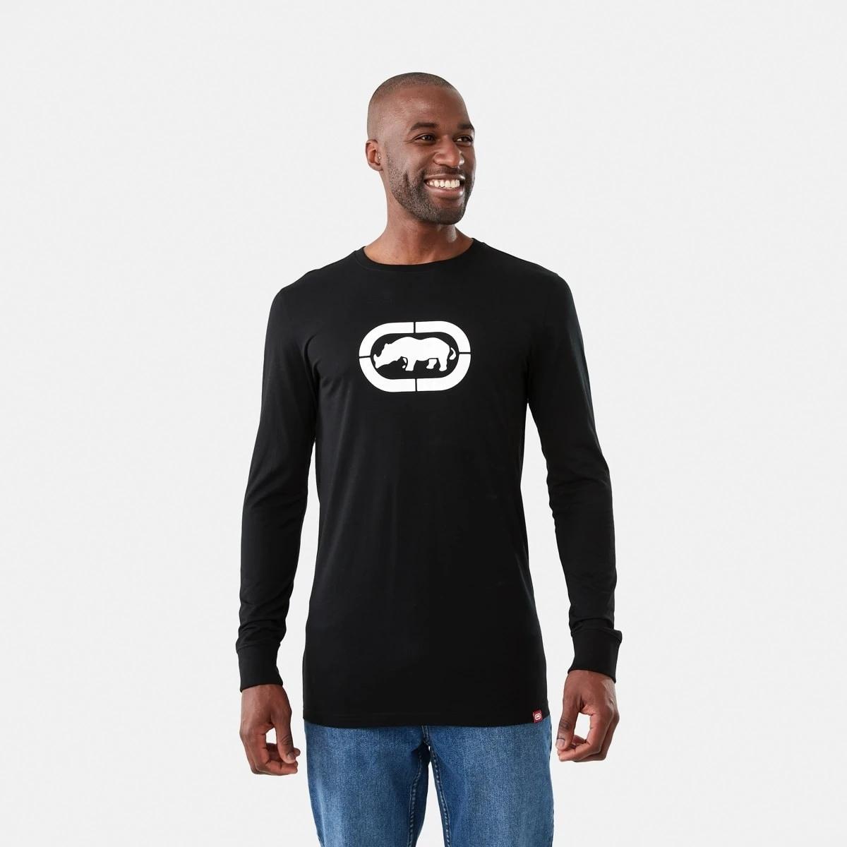 1 Ecko License Long Sleeve Graphic T-shirt Black, 1 of 6