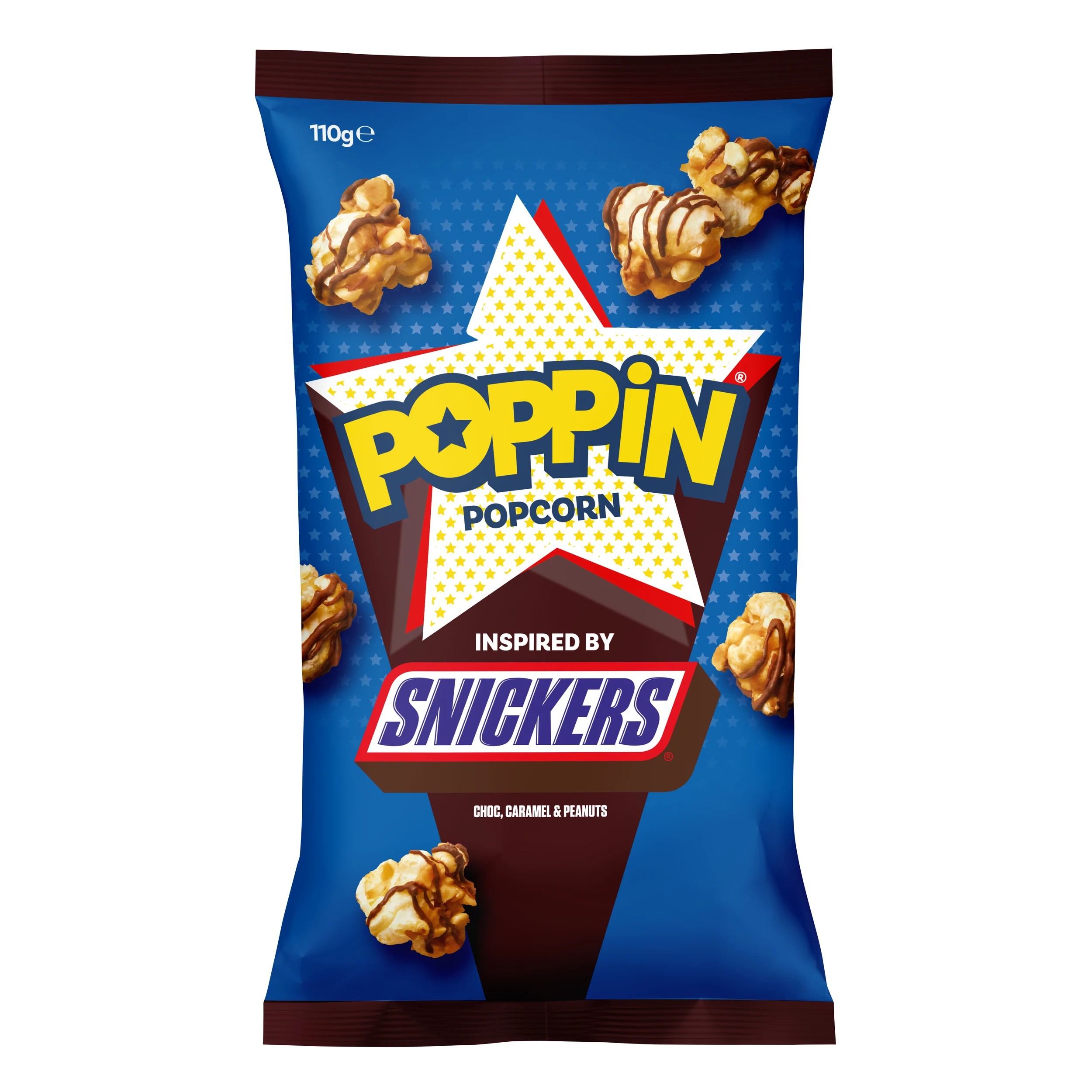 1 Poppin Popcorn Snickers 110g, 1 of 1