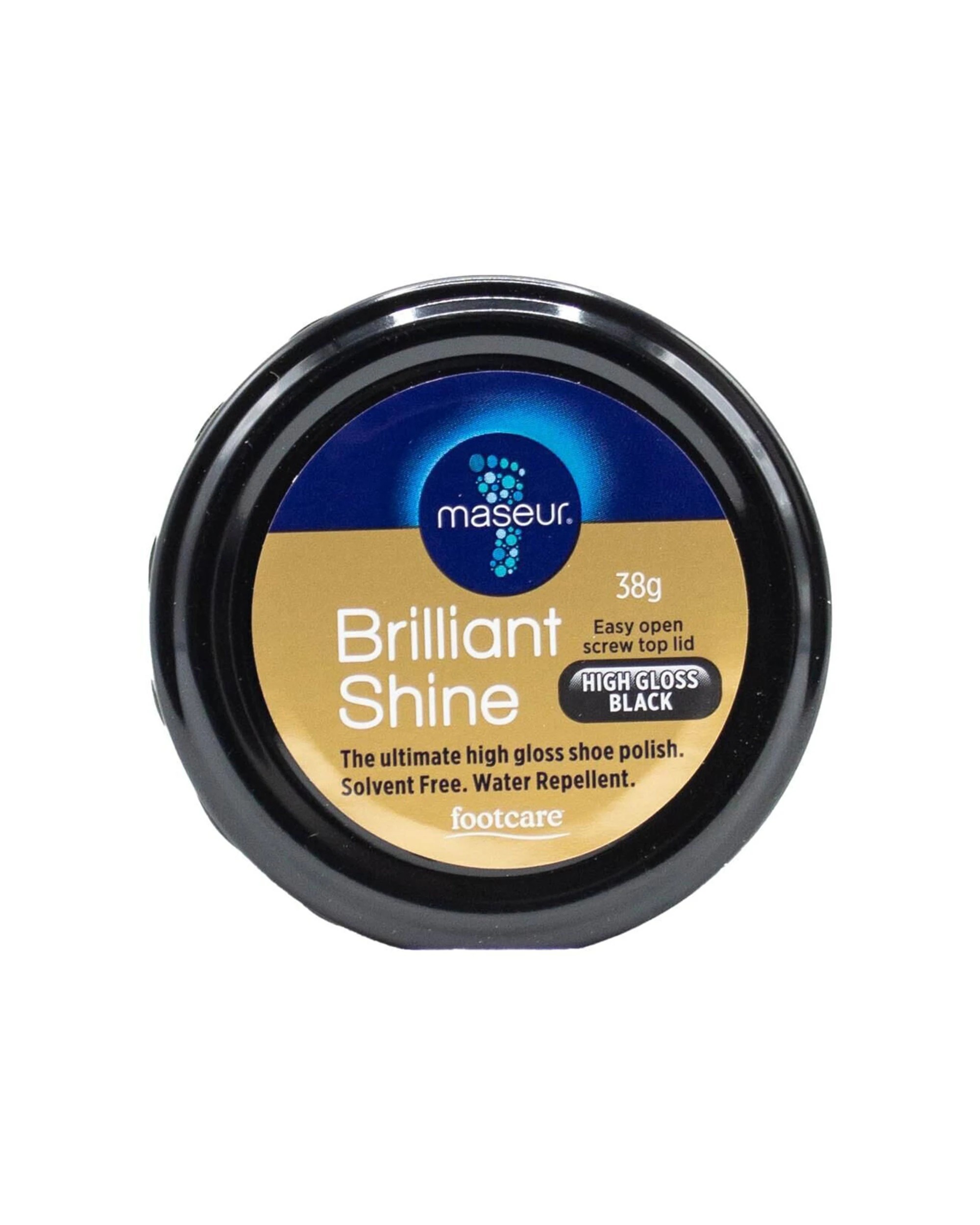 2 Footcare 6PK Maseur Brilliant Shine Shoe Polish Leather - 2 - Black, 2 of 3