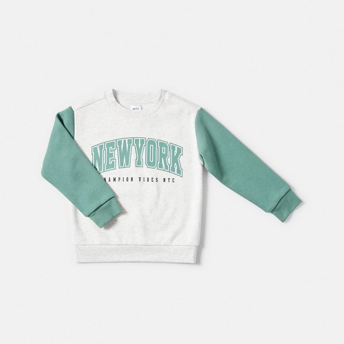 7 Print Crew Neck Sweatshirt Wht Newyor, 7 of 8