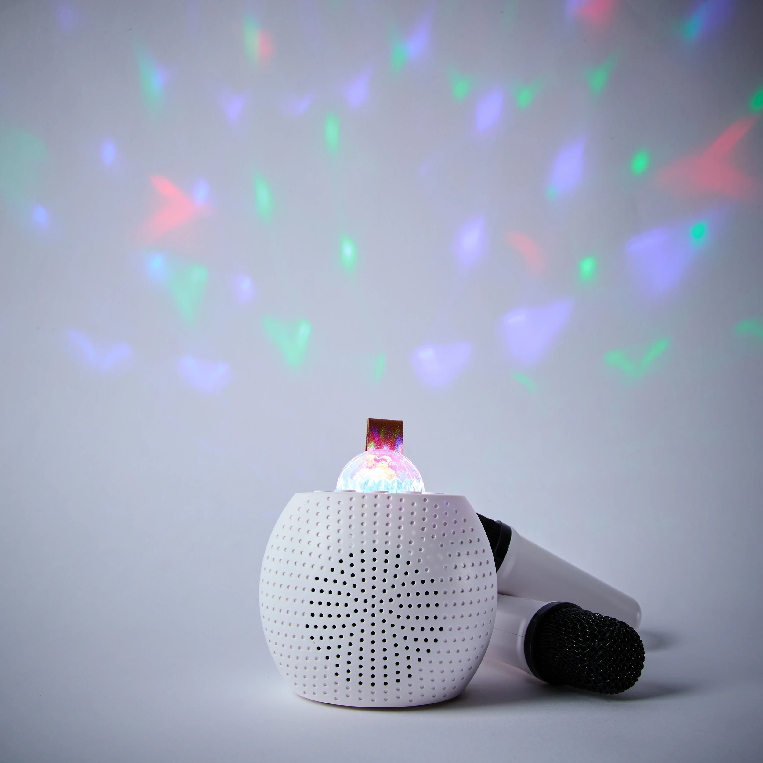 3 Karaoke Speaker with Light - White, 3 of 10