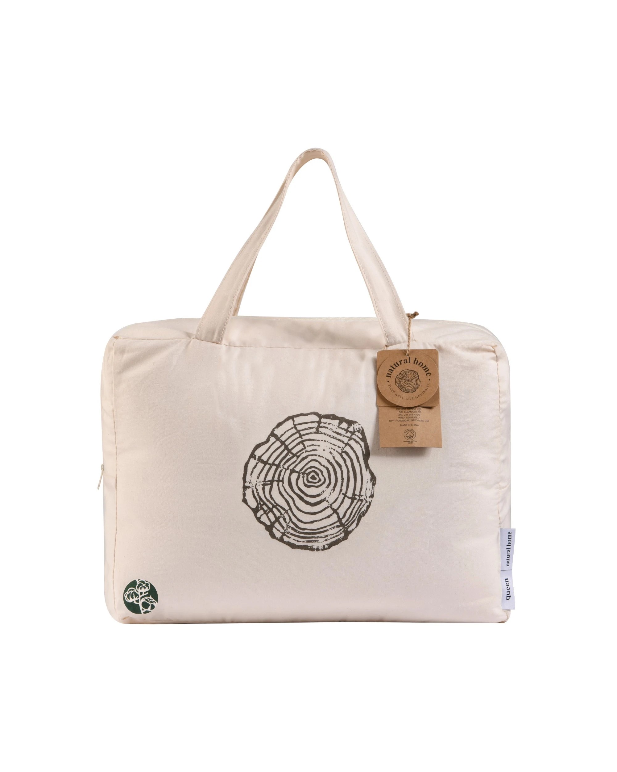 10 Natural Home 250gsm Summer Cotton Quilt - Super King Bed - White, 10 of 10