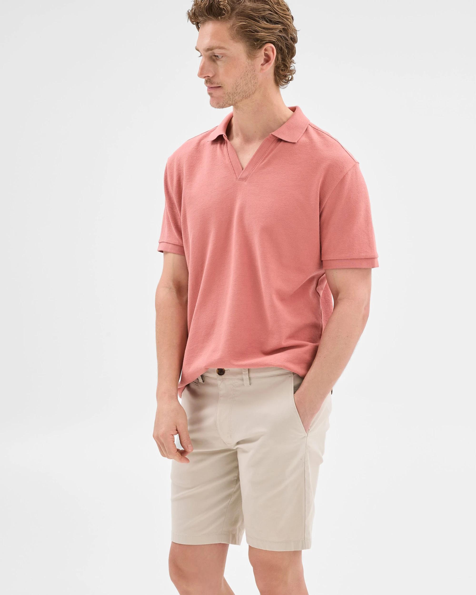 2 Target Man Australian Cotton Slim Chino Shorts PALE STONE, 2 of 5