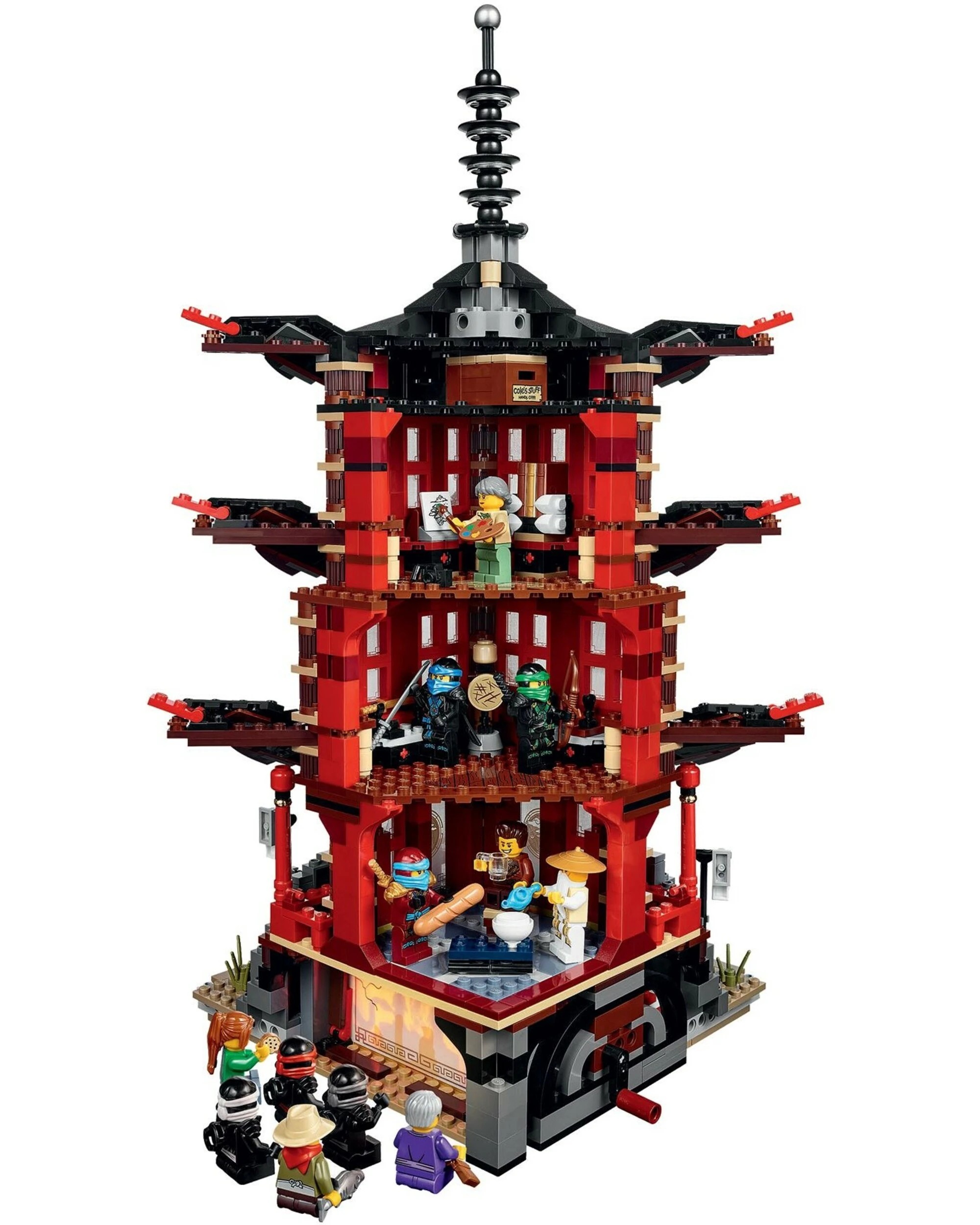 3 LEGO 70751 Temple of Airjitzu Ninja Village Set, 3 of 5