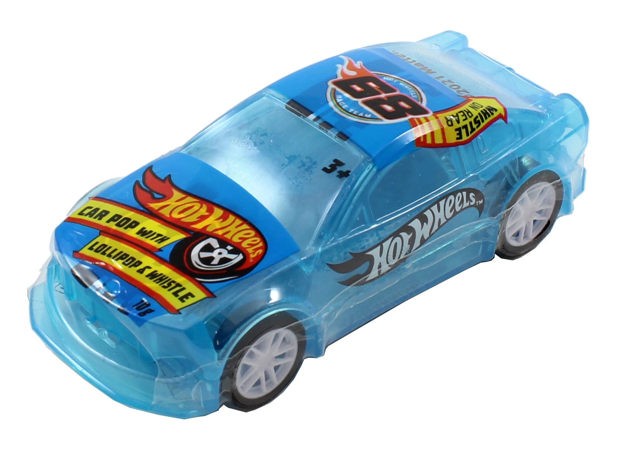 3 Park Avenue Hot Wheels 10 Pack Car Pops With Lollipop & Whistle 100g - Assorted, 3 of 10